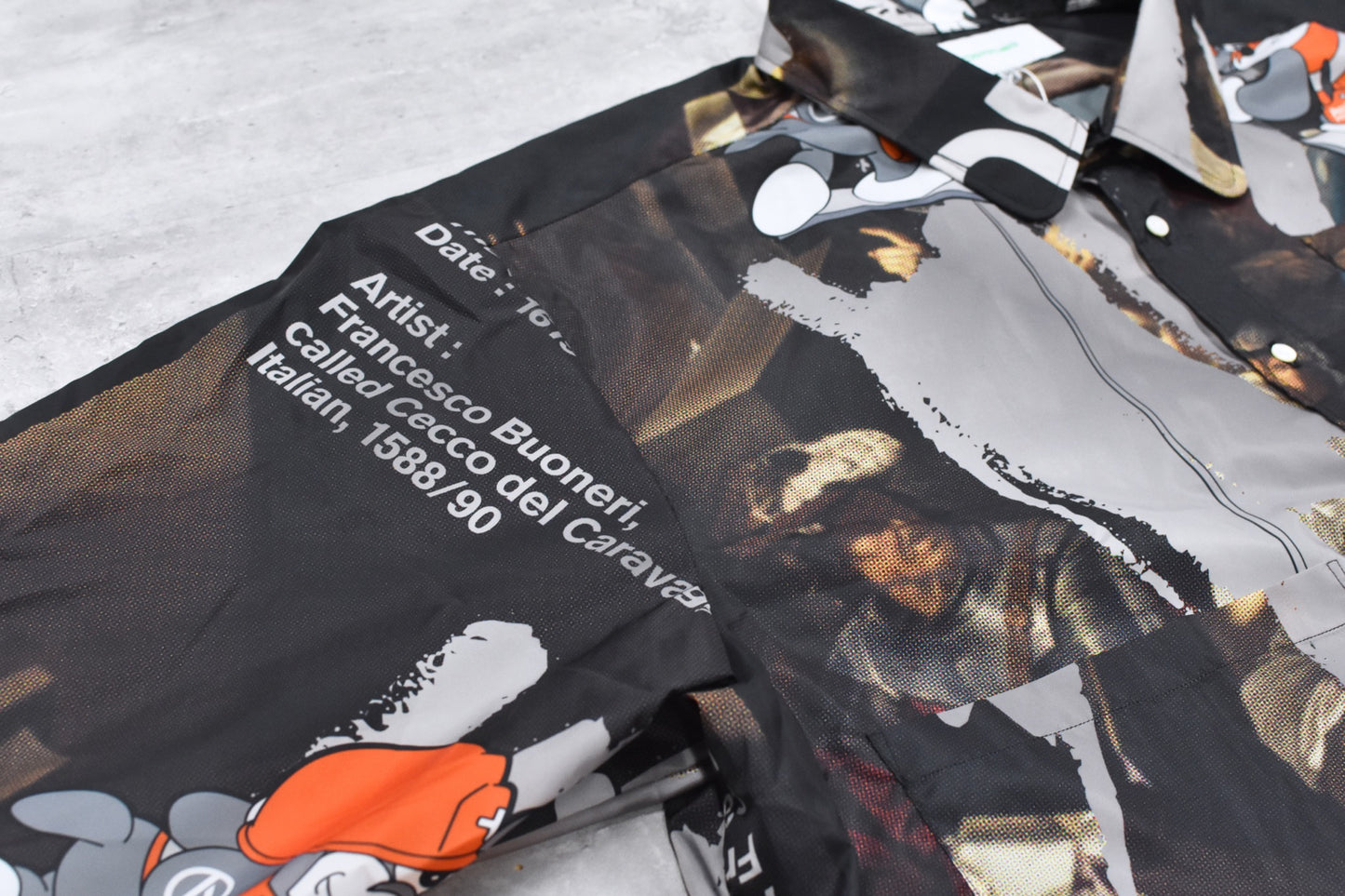 BODYSONG. / FAMOUS PAINTING SHIRTS/ATOZ - BLACK