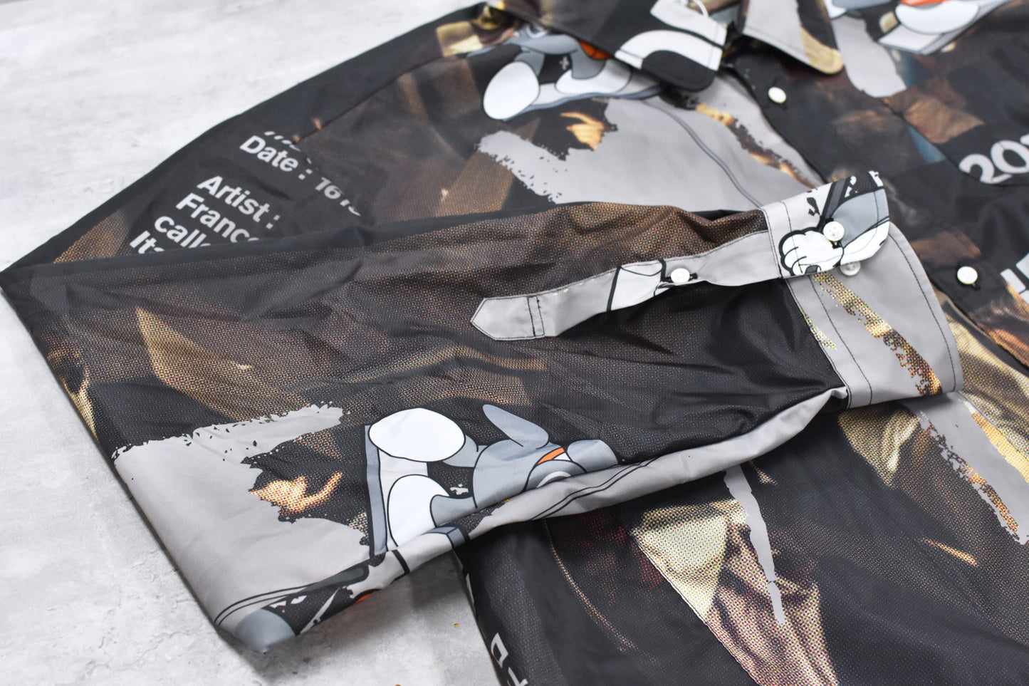 BODYSONG. / FAMOUS PAINTING SHIRTS/ATOZ - BLACK