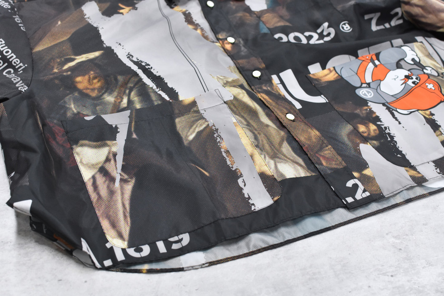 BODYSONG. / FAMOUS PAINTING SHIRTS/ATOZ - BLACK