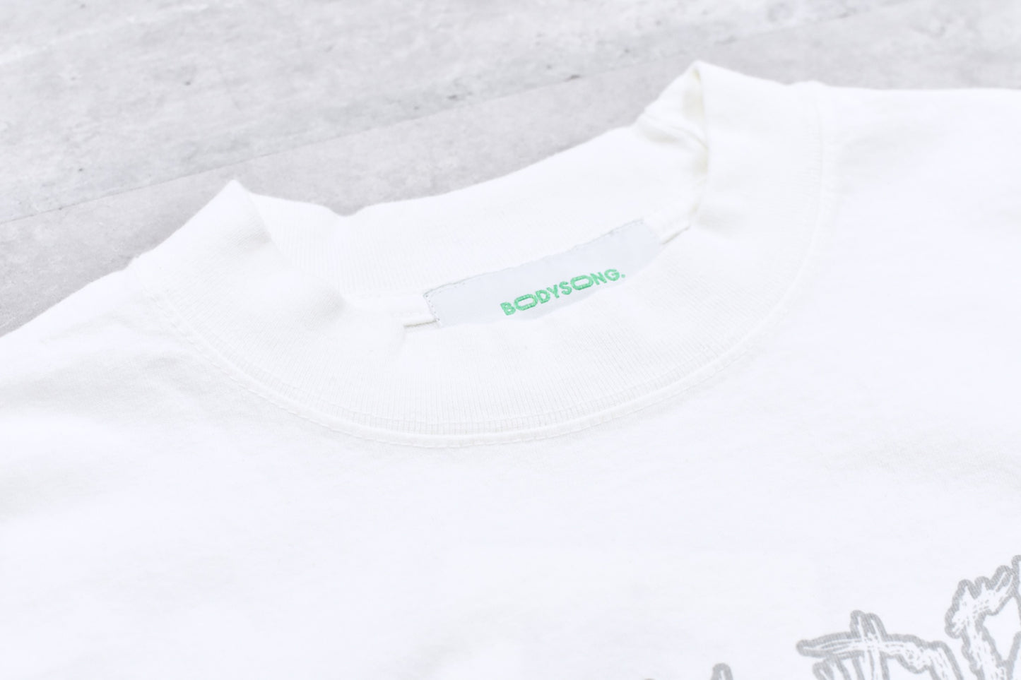 BODYSONG. / TEE/PHOTOCHROMIC/OHIANA - WHITE