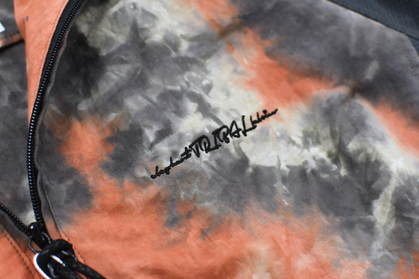 elephant TRIBAL fabrics / Tie-Dye Warming-up Blouson - ORANGE