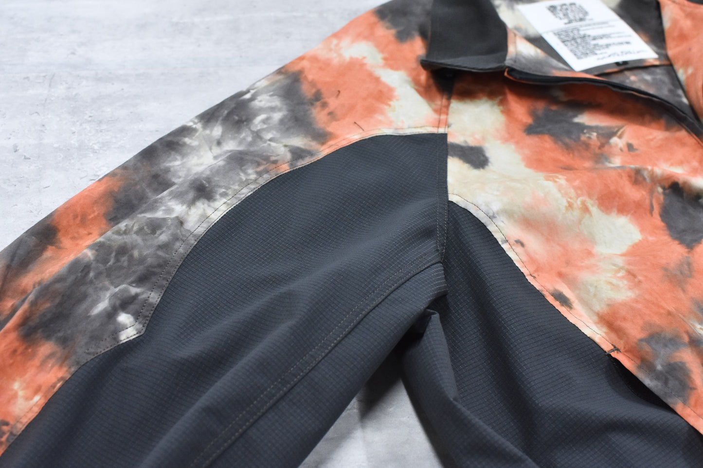 elephant TRIBAL fabrics / Tie-Dye Warming-up Blouson - ORANGE