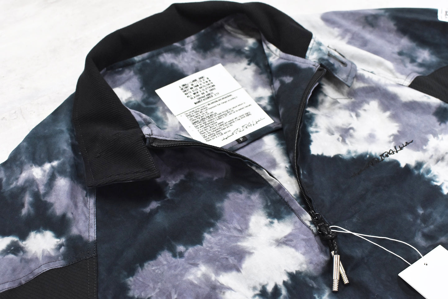 elephant TRIBAL fabrics / Tie-Dye Warming-up Blouson - PURPLE