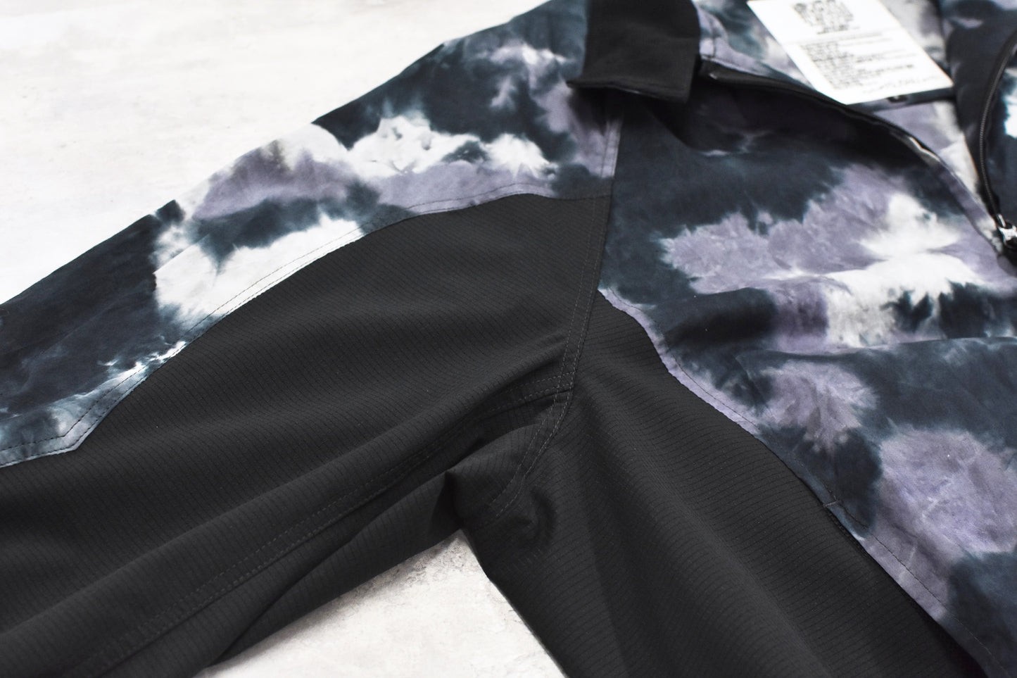 elephant TRIBAL fabrics / Tie-Dye Warming-up Blouson - PURPLE