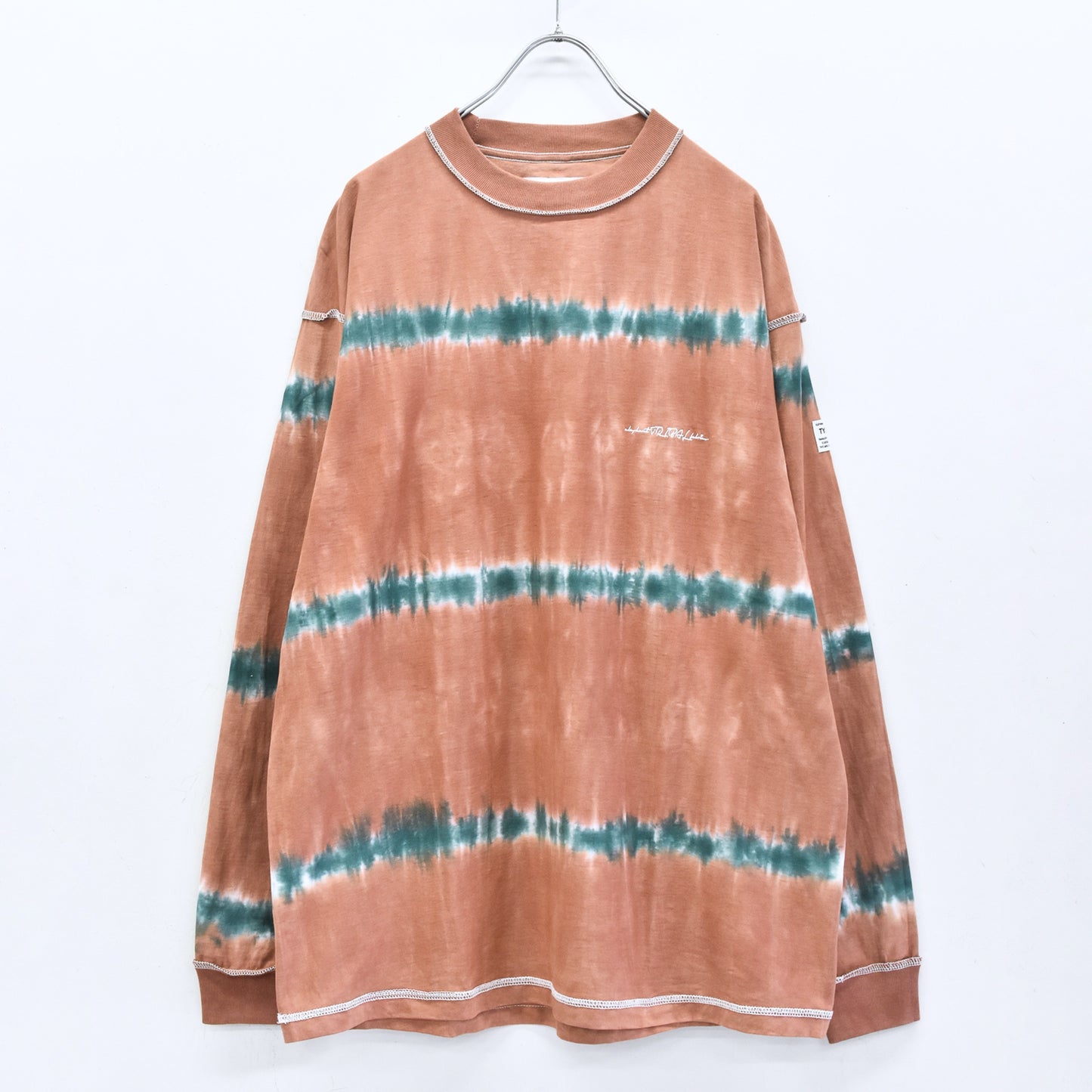 elephant TRIBAL fabrics / Tie-Dye Border LT - ORANGE