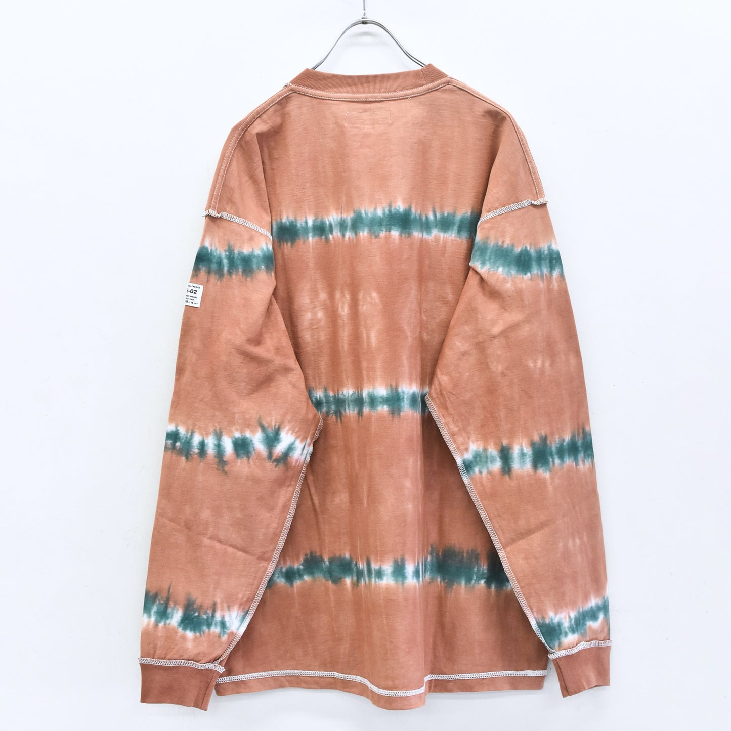 elephant TRIBAL fabrics / Tie-Dye Border LT - ORANGE