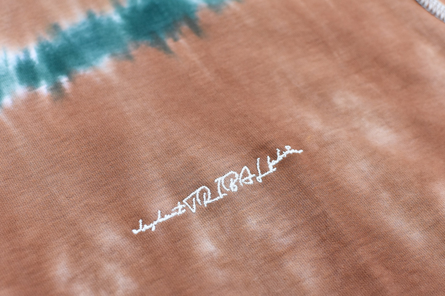 elephant TRIBAL fabrics / Tie-Dye Border LT - ORANGE