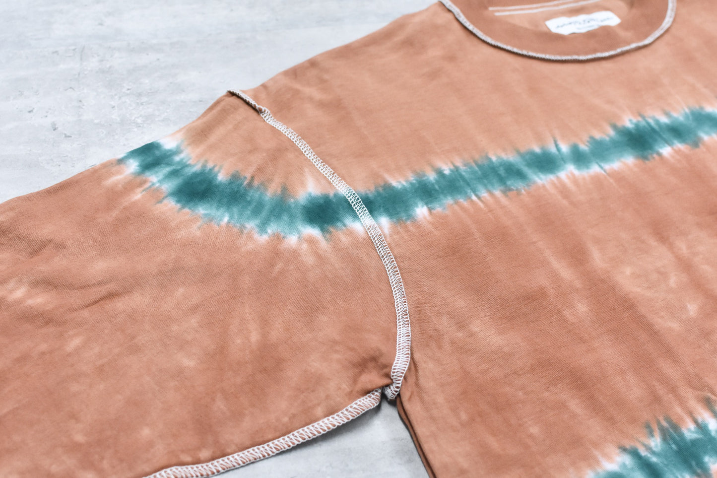 elephant TRIBAL fabrics / Tie-Dye Border LT - ORANGE