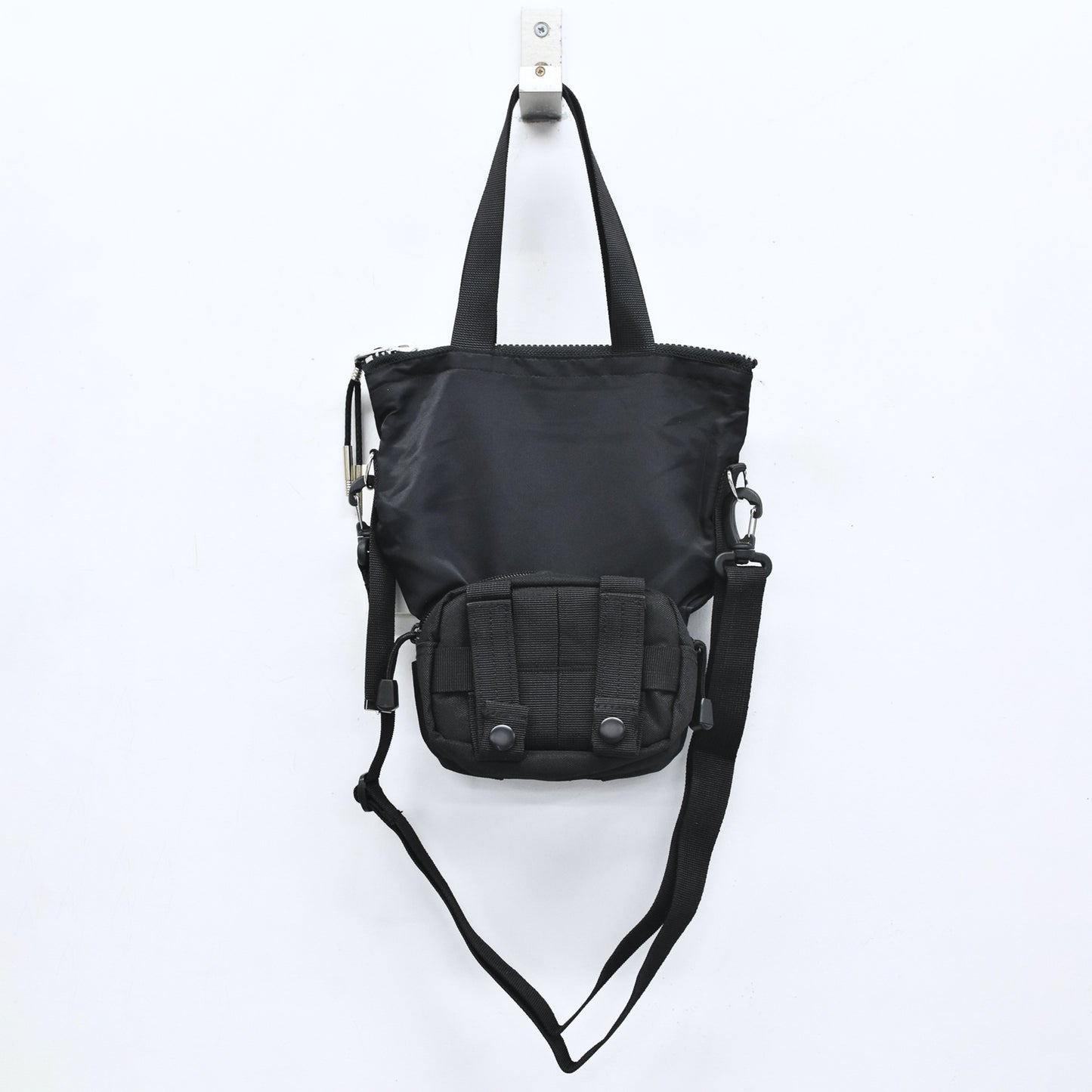 elephant TRIBAL fabrics / Back in the Pouch - BLACK
