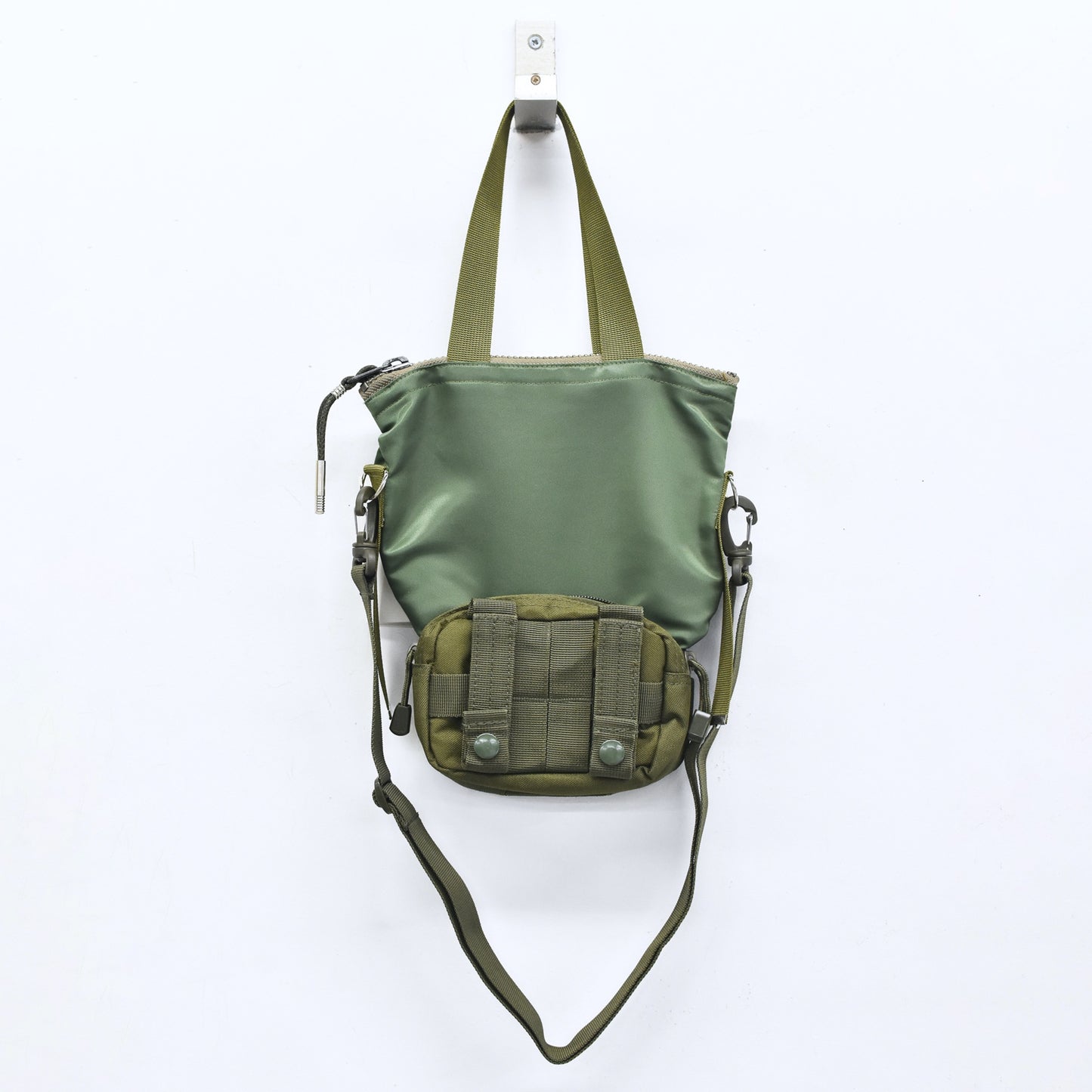 elephant TRIBAL fabrics / Back in the Pouch - KHAKI