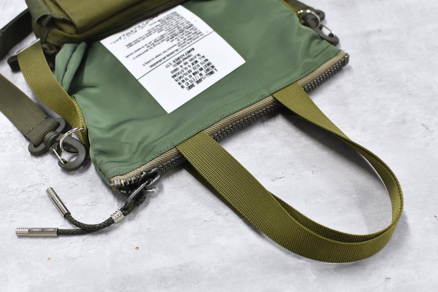 elephant TRIBAL fabrics / Back in the Pouch - KHAKI
