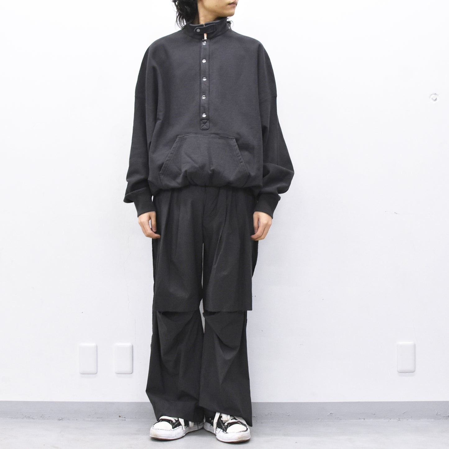 THE JEAN PIERRE / 11XL Sweat Shirt - FADE BLK