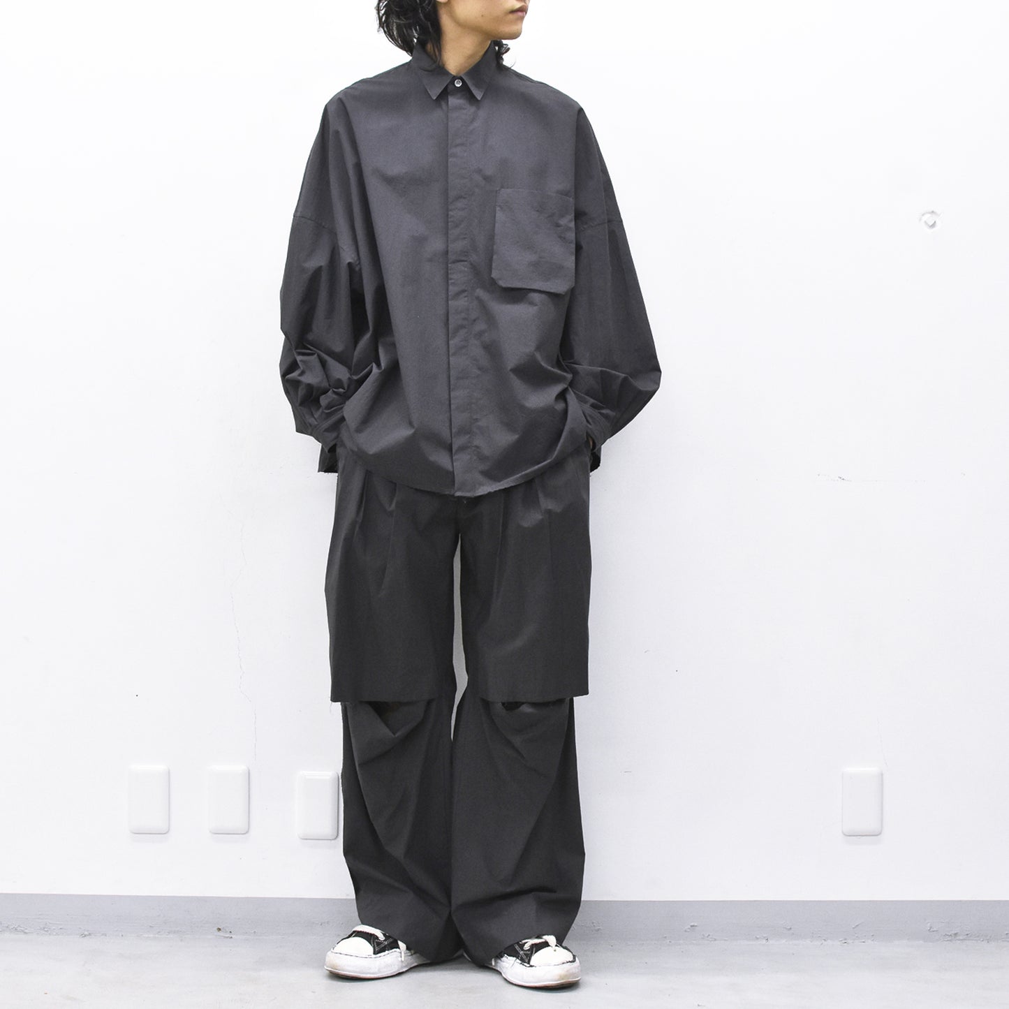 THE JEAN PIERRE / Signature 11XL Shirt - FADE BLACK