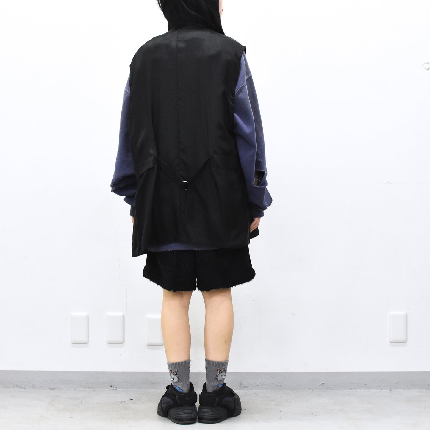 THE JEAN PIERRE / French Army Cargo Jilet - BLACK