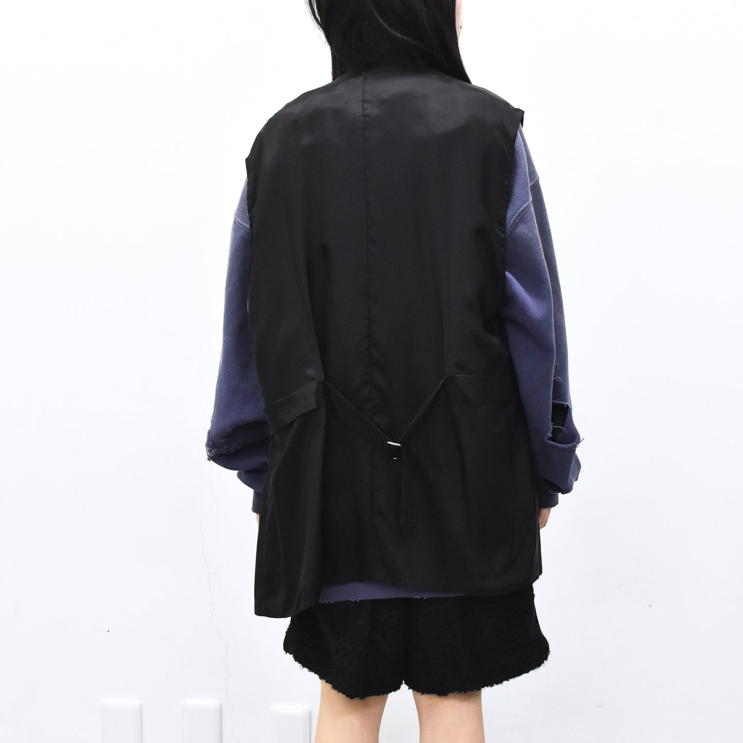 THE JEAN PIERRE / French Army Cargo Jilet - BLACK