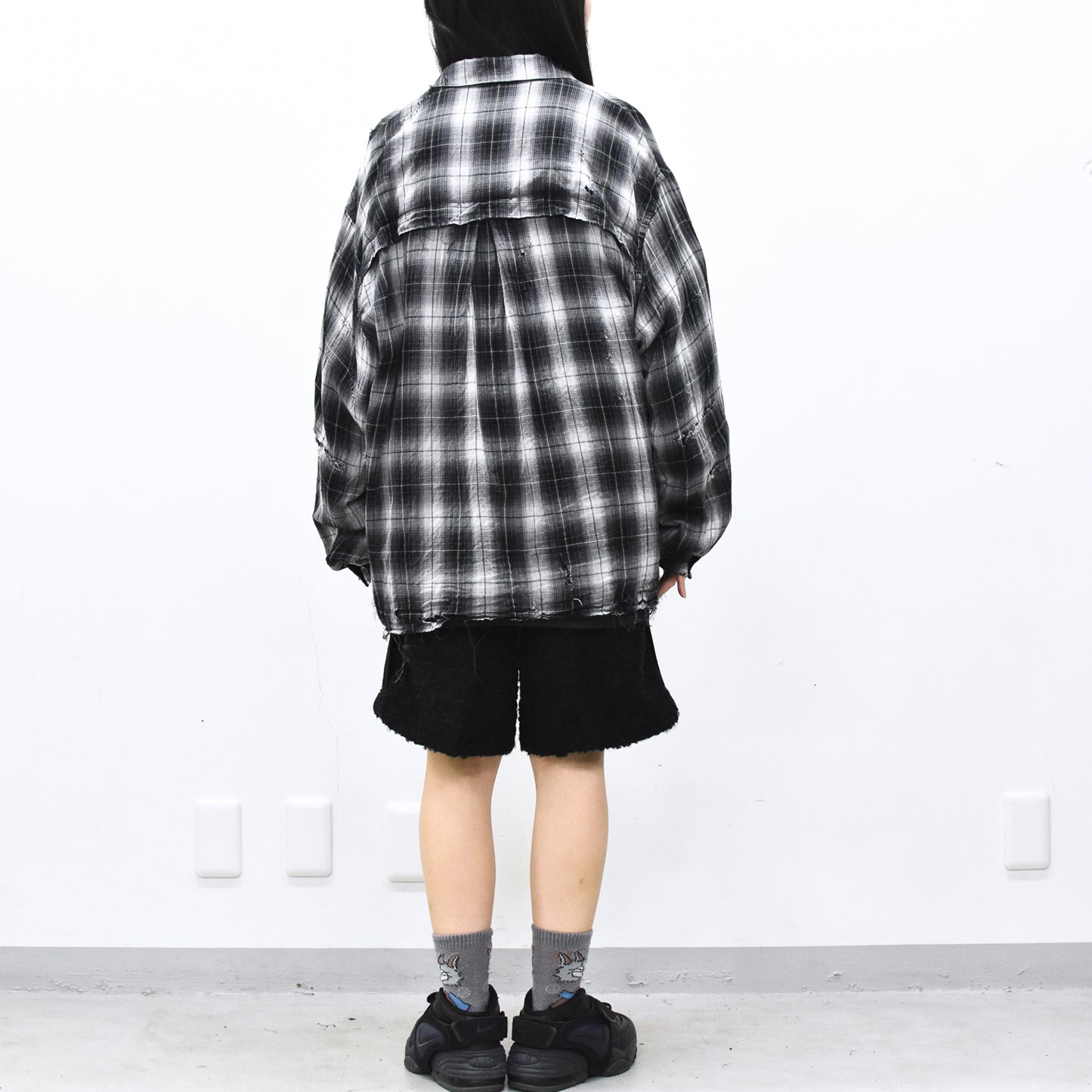 THE JEAN PIERRE / Grunge Destroy Kurt Shirt - BLACK