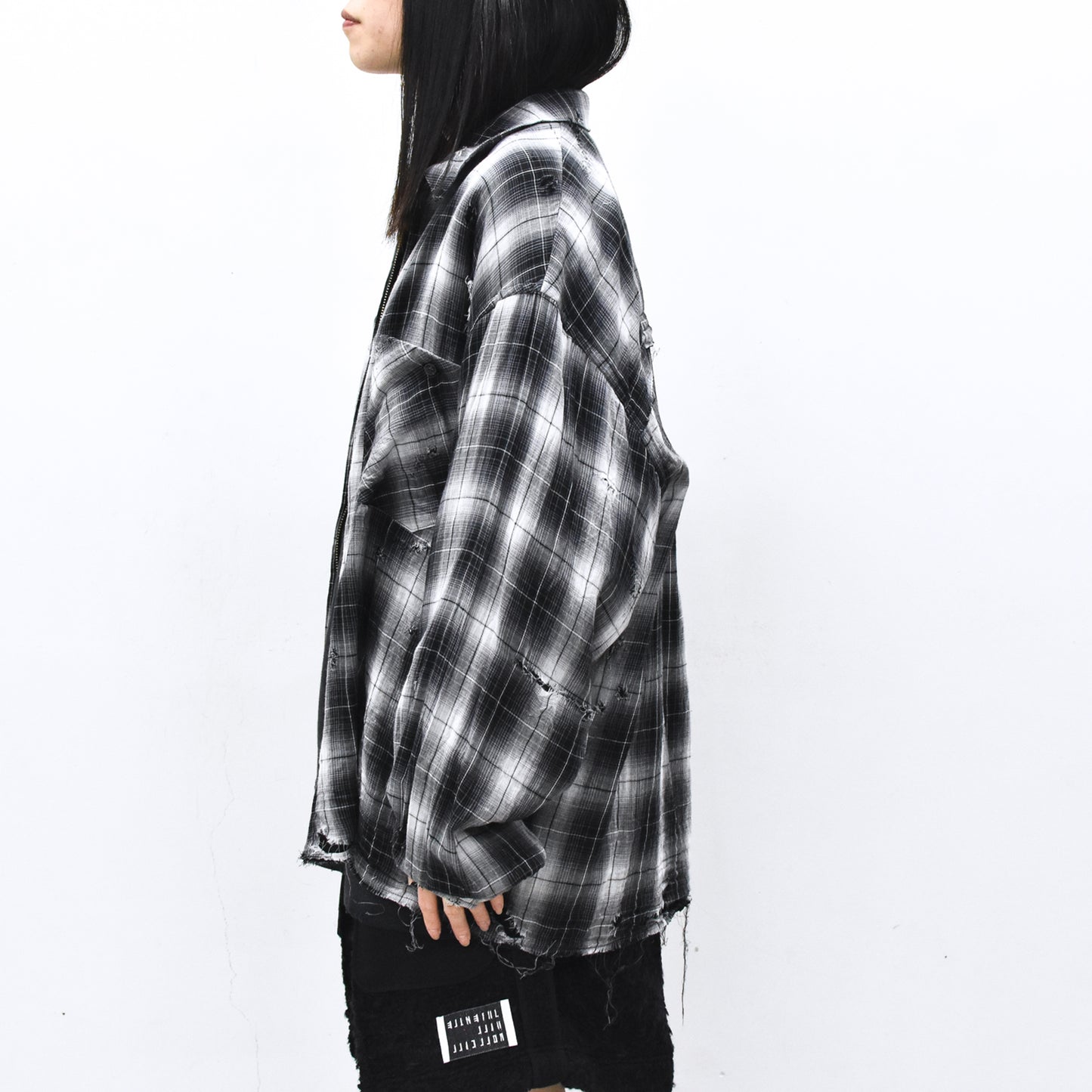 THE JEAN PIERRE / Grunge Destroy Kurt Shirt - BLACK
