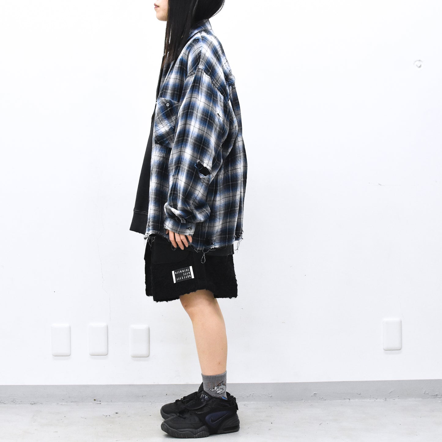 THE JEAN PIERRE / Grunge Destroy Kurt Shirt - BLUE