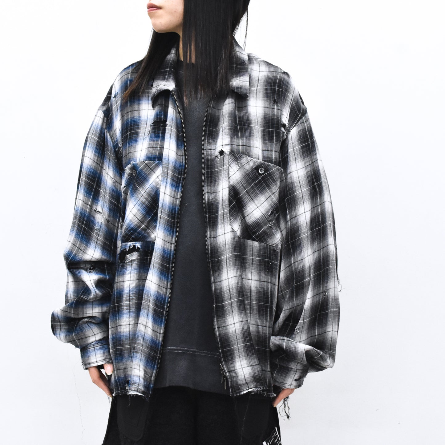 THE JEAN PIERRE / Grunge Destroy Kurt Shirt - MIX