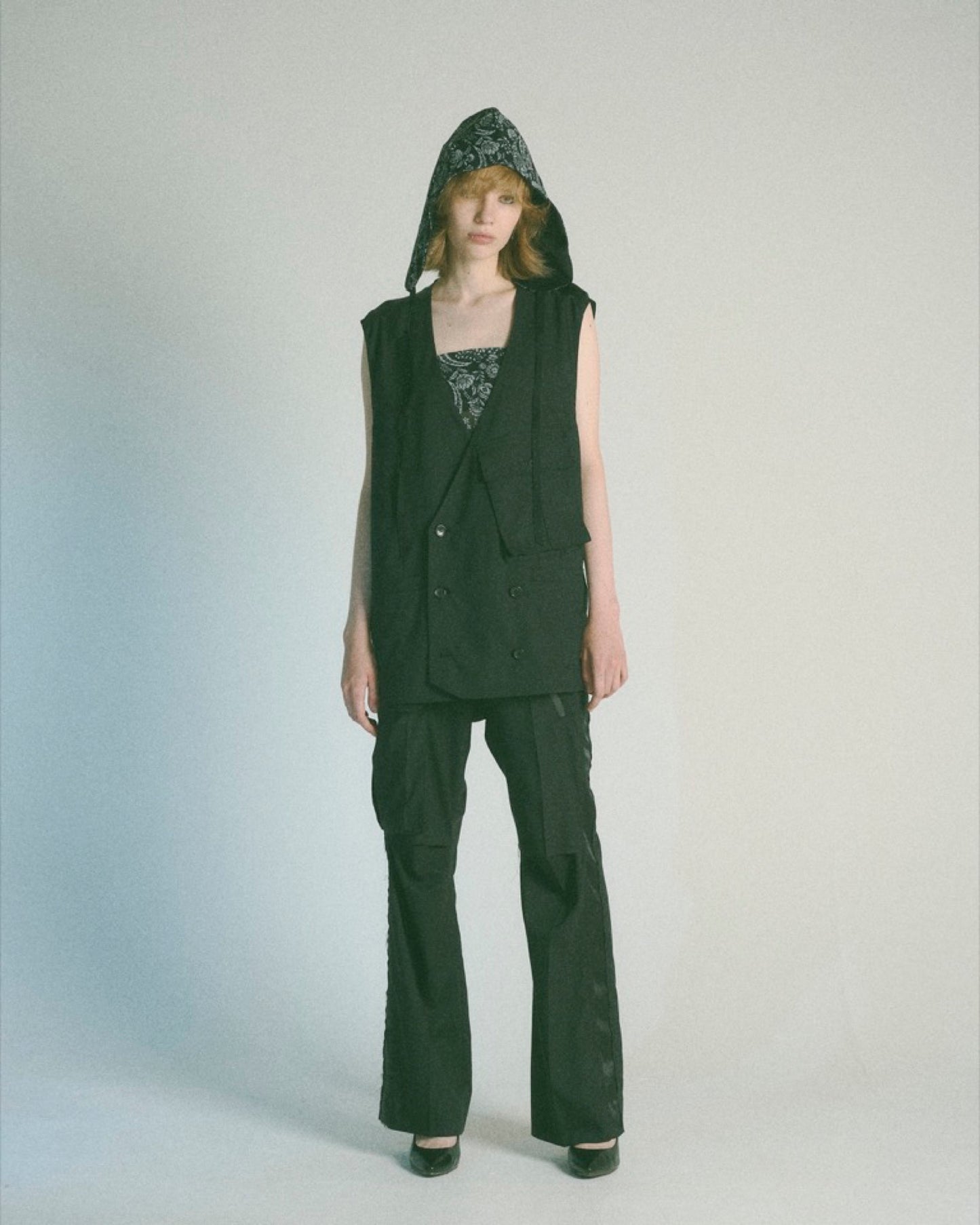 THE JEAN PIERRE / French Army Cargo Jilet - BLACK
