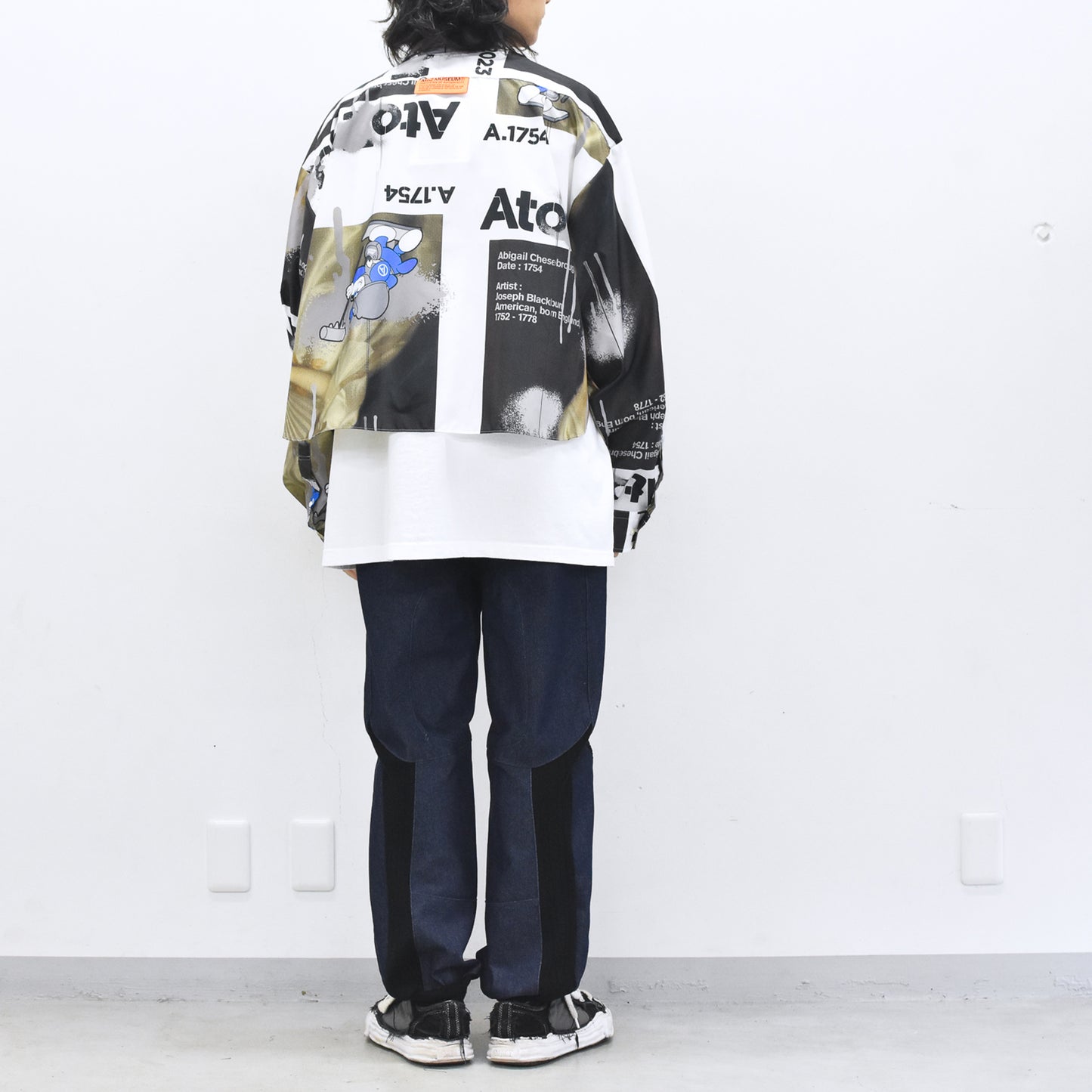 BODYSONG. / FAMOUS PAINTING SHIRTS/ATOZ - WHITE