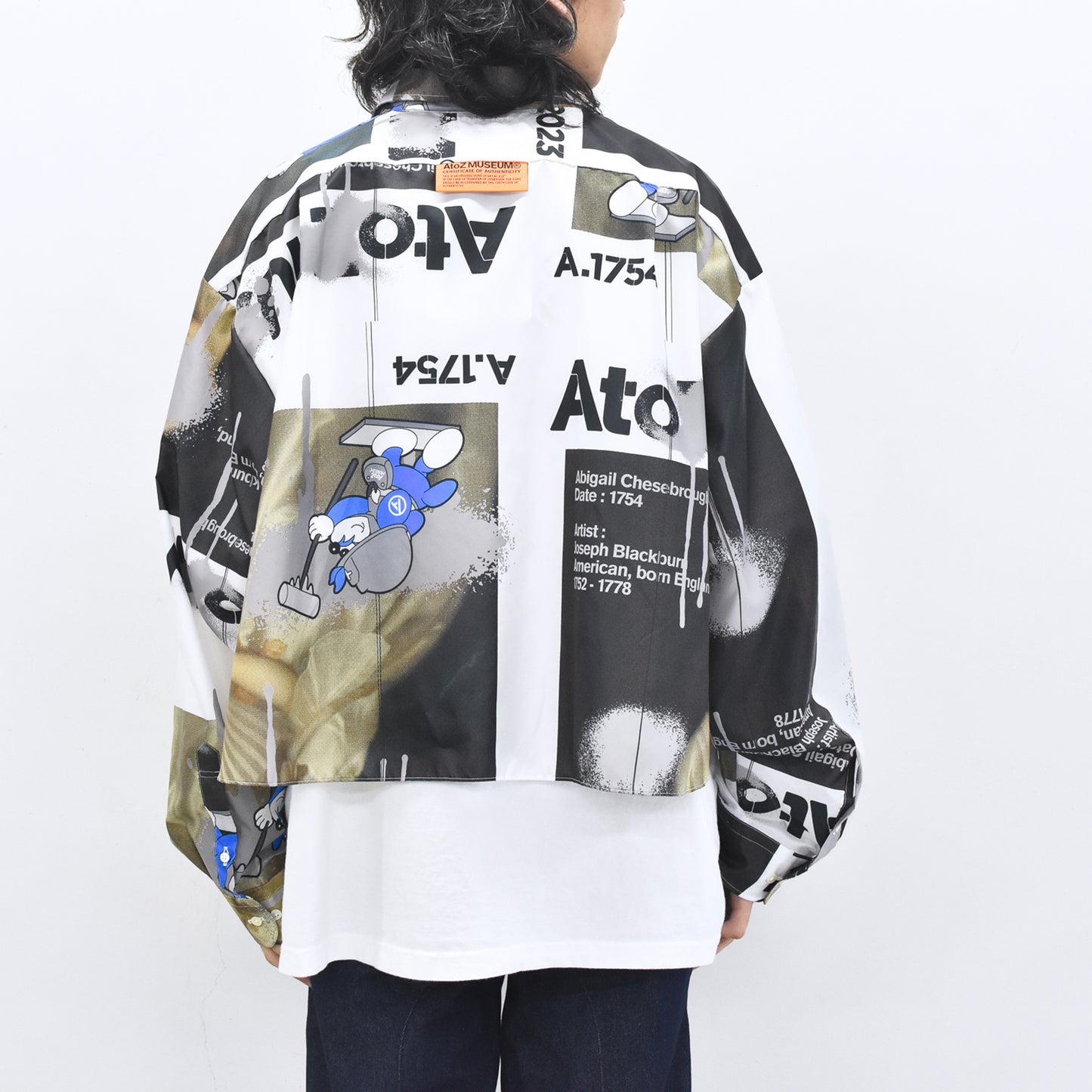 BODYSONG. / FAMOUS PAINTING SHIRTS/ATOZ - WHITE