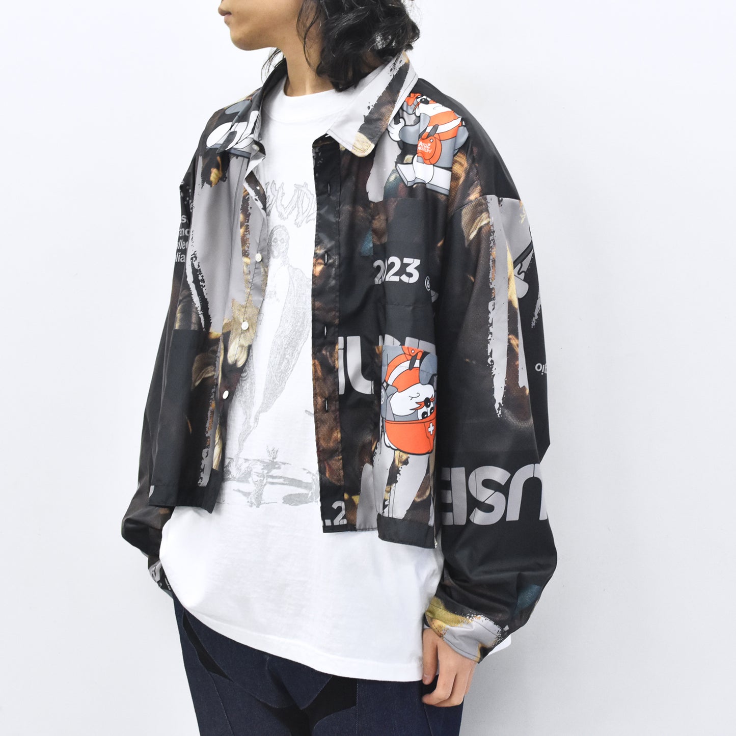 BODYSONG. / FAMOUS PAINTING SHIRTS/ATOZ - BLACK
