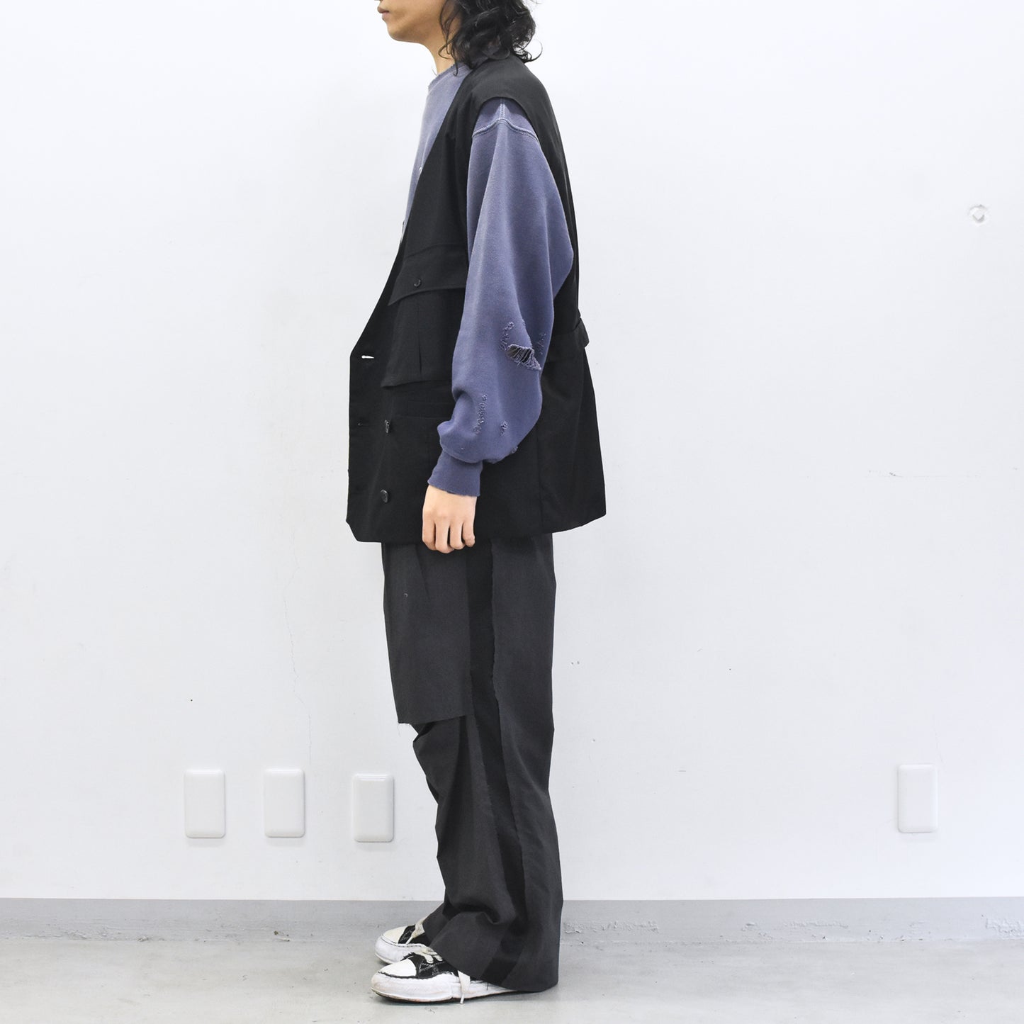 THE JEAN PIERRE / French Army Cargo Jilet - BLACK