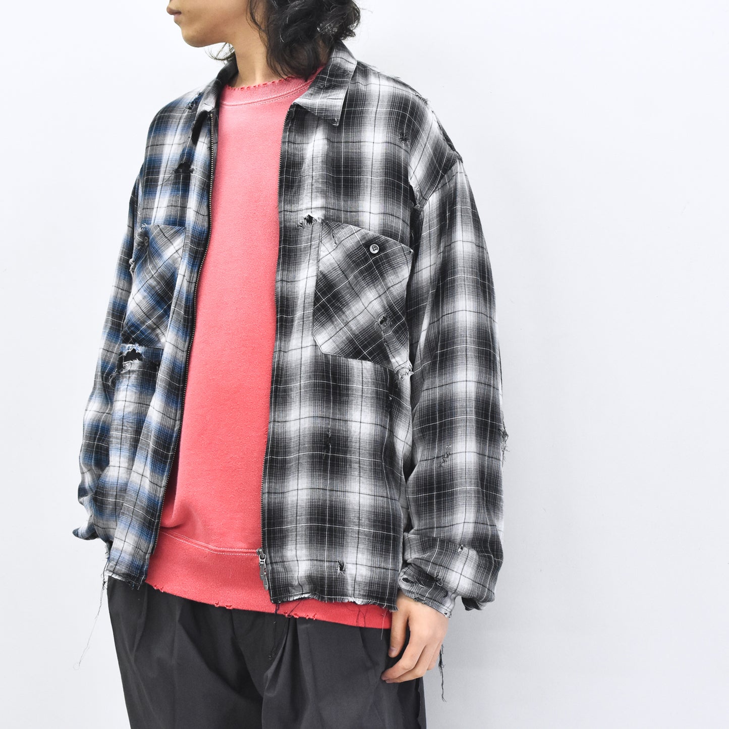 THE JEAN PIERRE / Grunge Destroy Kurt Shirt - MIX
