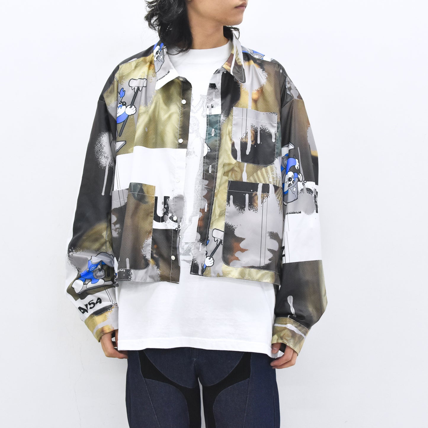 BODYSONG. / FAMOUS PAINTING SHIRTS/ATOZ - WHITE