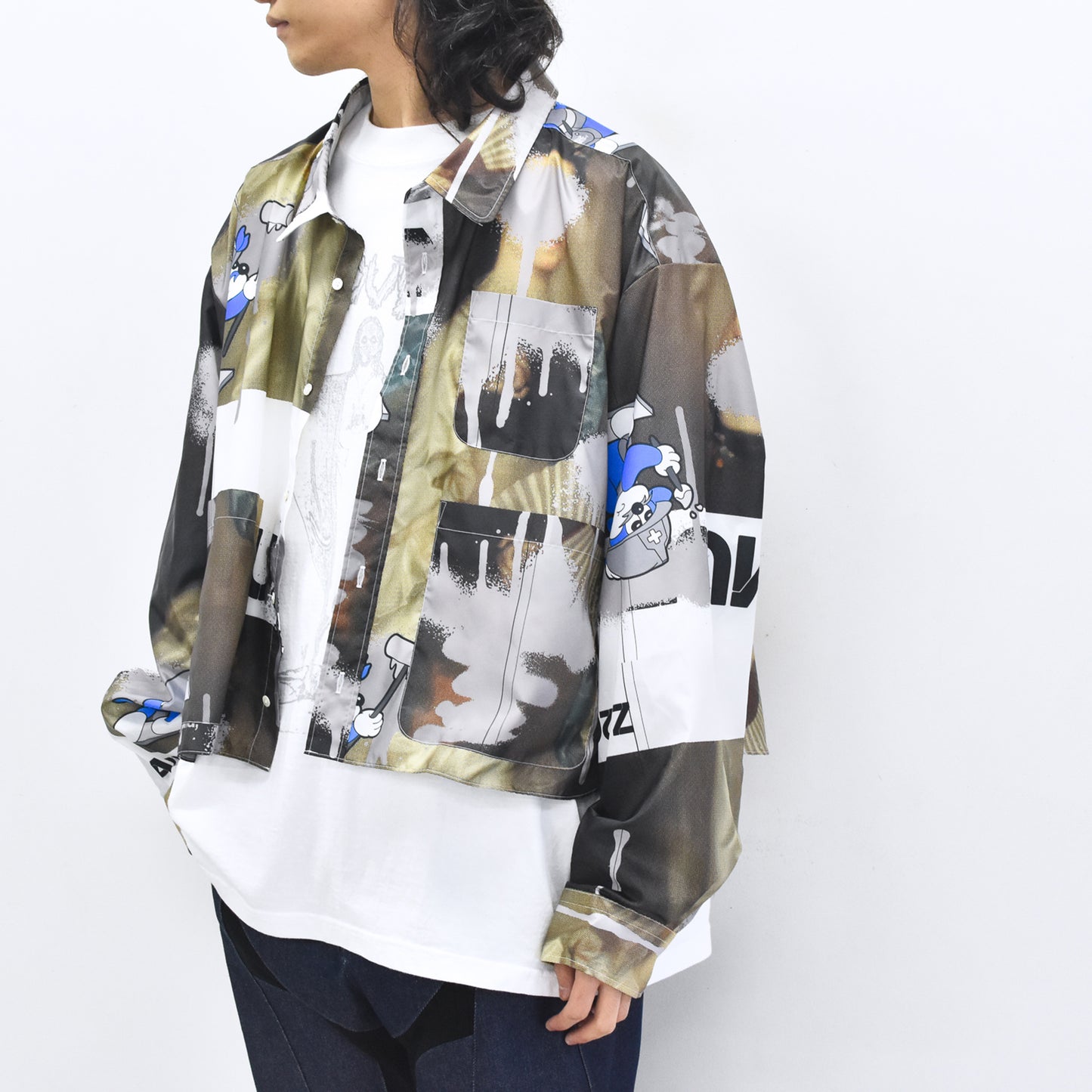 BODYSONG. / FAMOUS PAINTING SHIRTS/ATOZ - WHITE