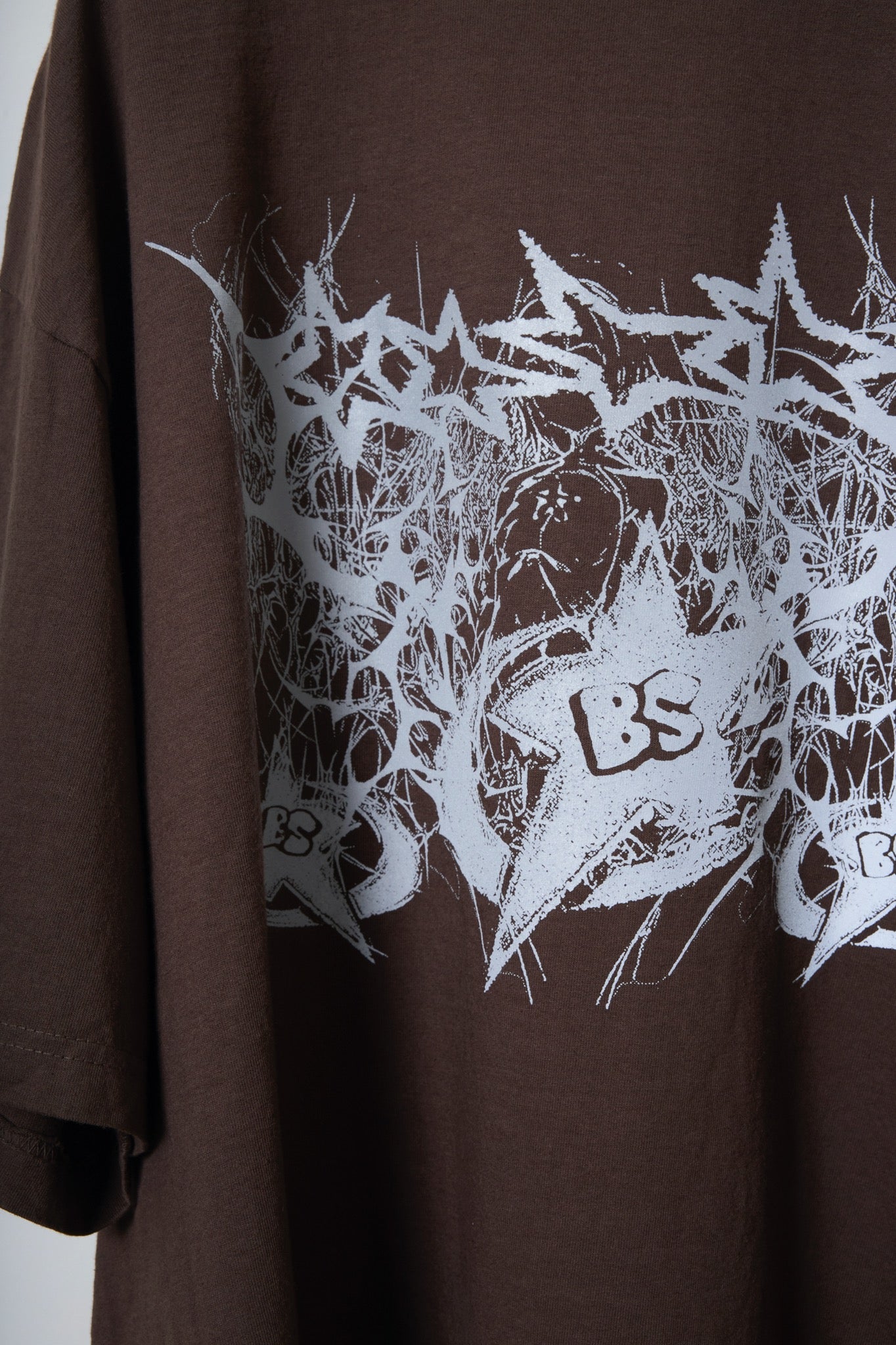 BODYSONG. / 先行予約 TEE/REFLECTOR/STAR - BROWN