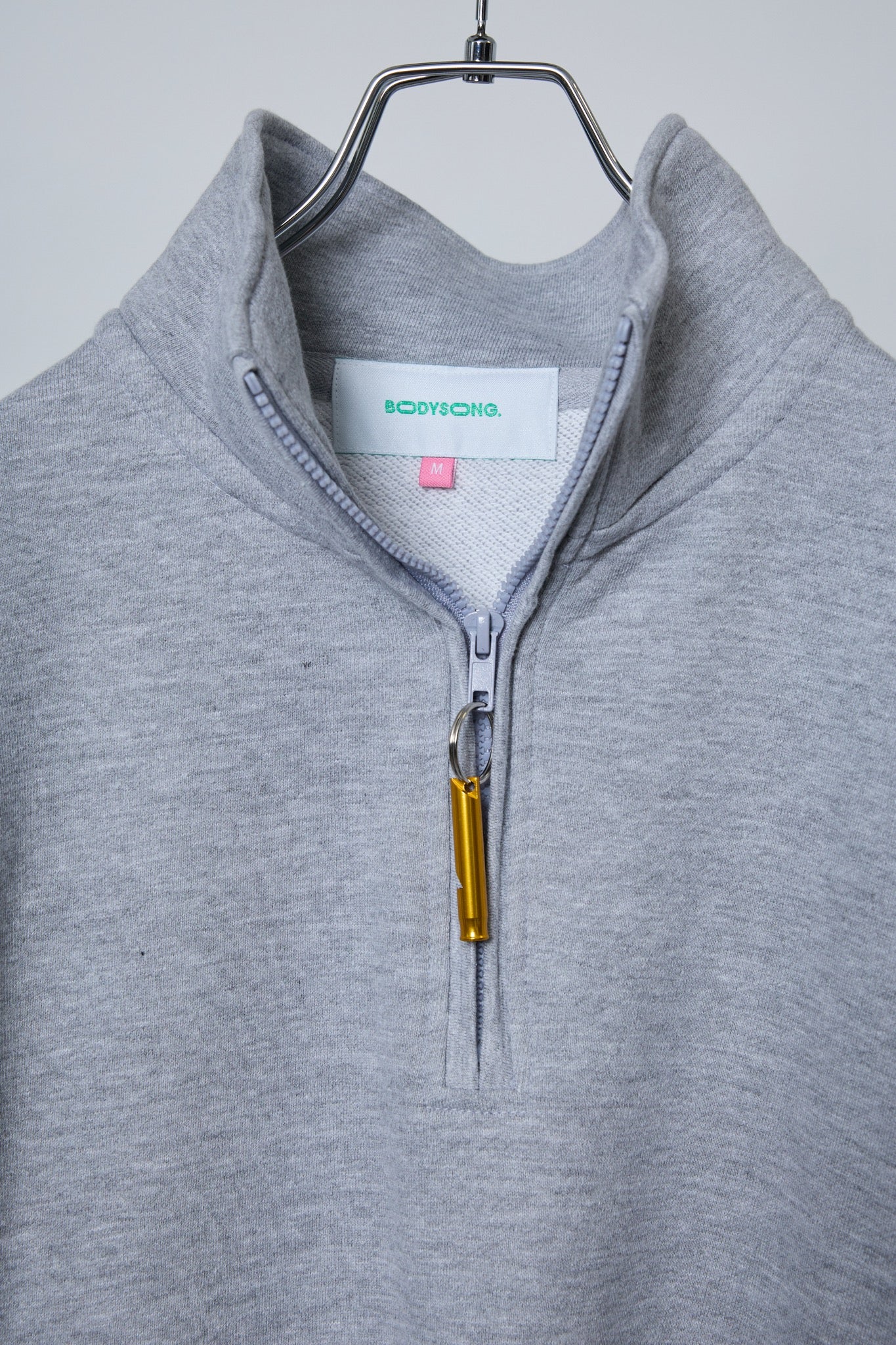 BODYSONG. / 先行予約 HALF ZIP/REF/STAR - GREY