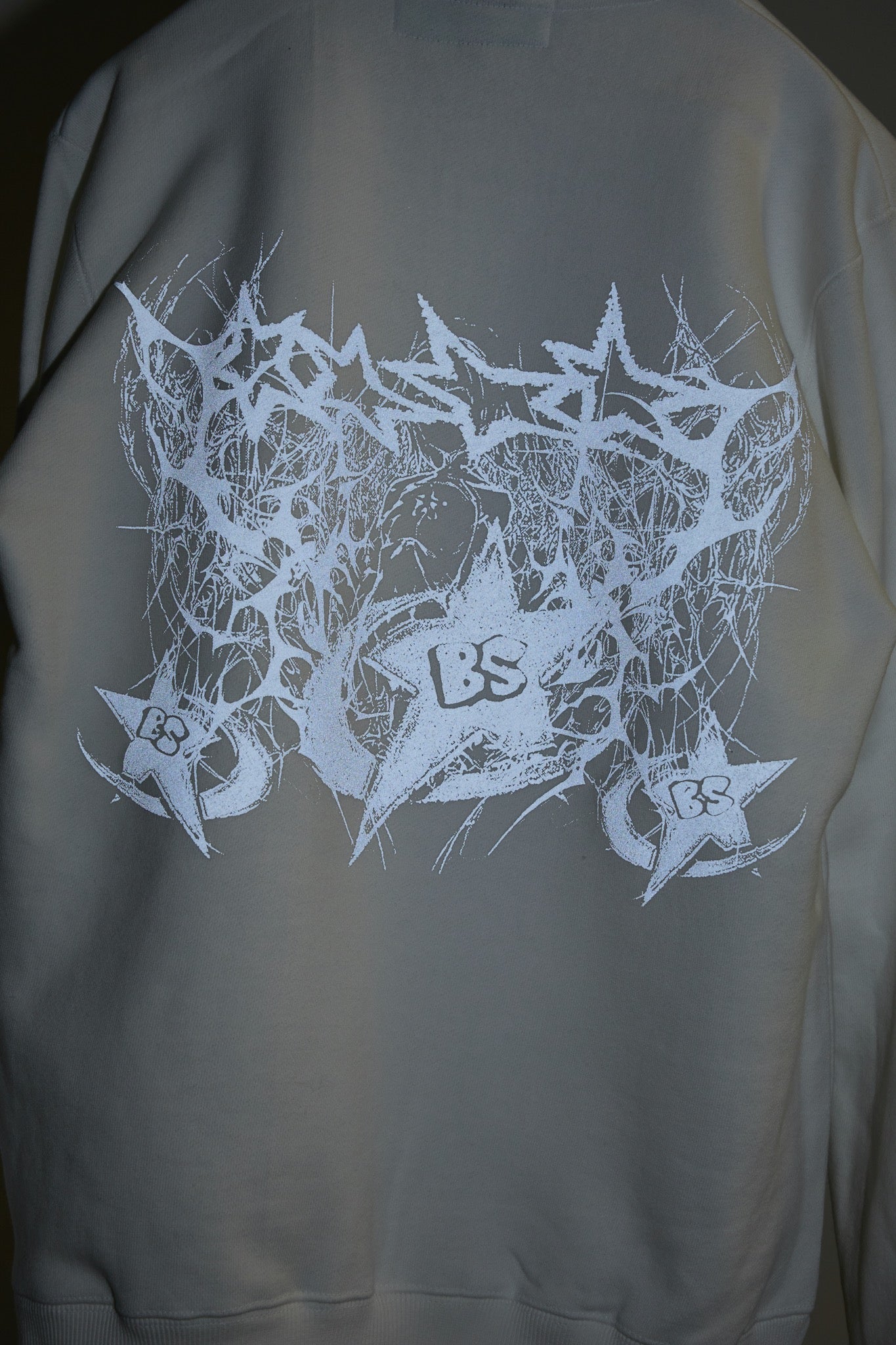 BODYSONG. / 先行予約 HALF ZIP/REF/STAR - WHITE