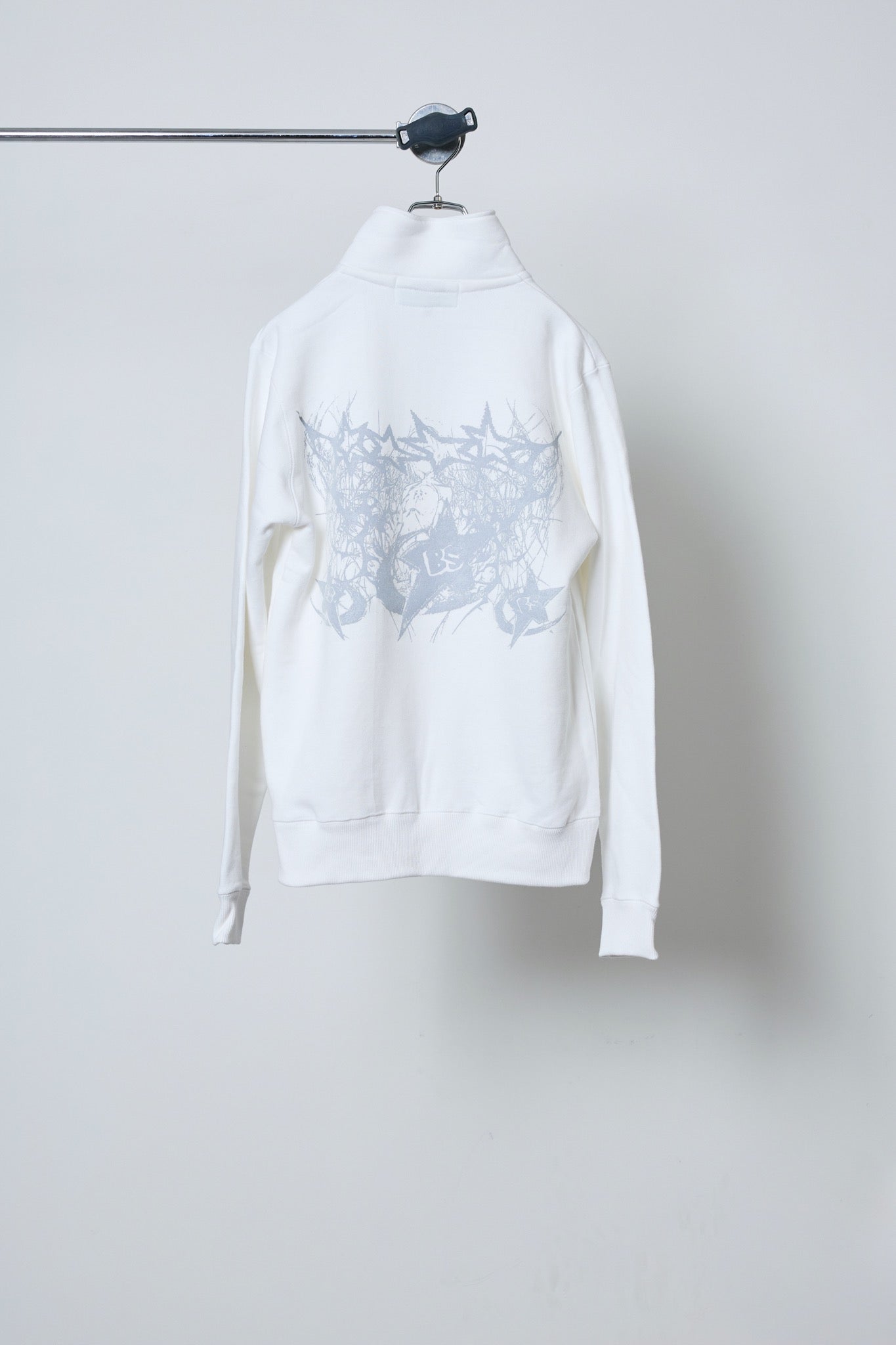 BODYSONG. / 先行予約 HALF ZIP/REF/STAR - WHITE
