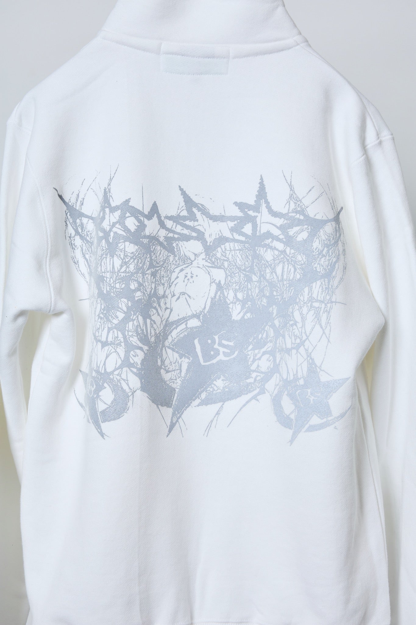 BODYSONG. / 先行予約 HALF ZIP/REF/STAR - WHITE