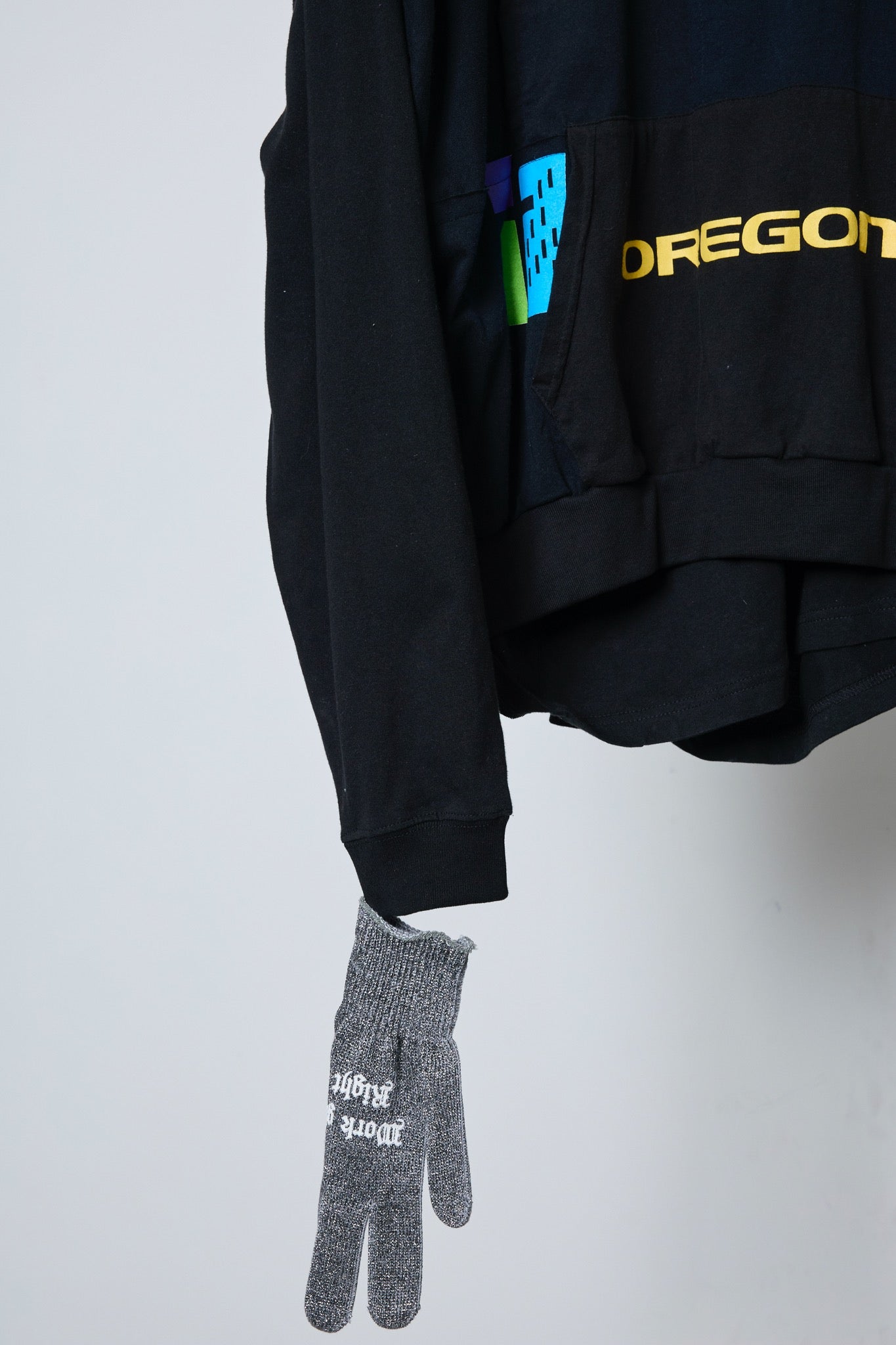 BODYSONG. / 先行予約 REMODEL/LAYER/VINTAGE TEE - BLACK