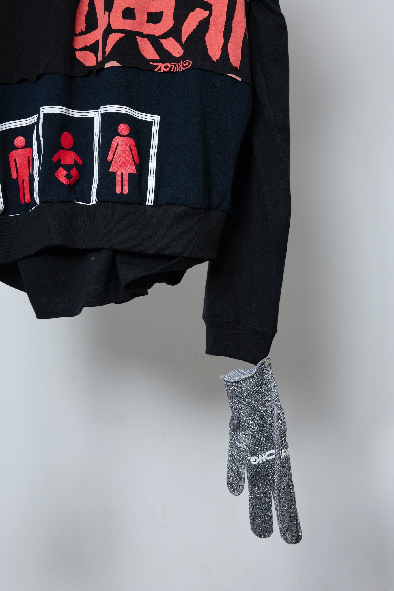 BODYSONG. / 先行予約 REMODEL/LAYER/VINTAGE TEE - BLACK