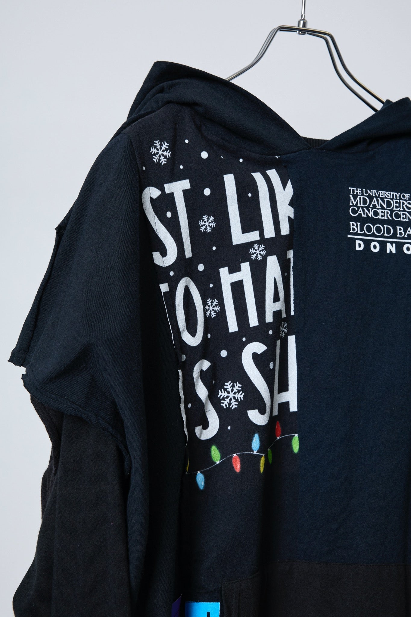 BODYSONG. / 先行予約 REMODEL/LAYER/VINTAGE TEE - BLACK