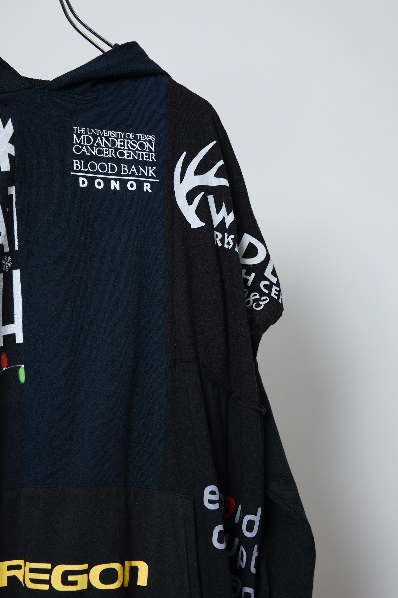 BODYSONG. / 先行予約 REMODEL/LAYER/VINTAGE TEE - BLACK
