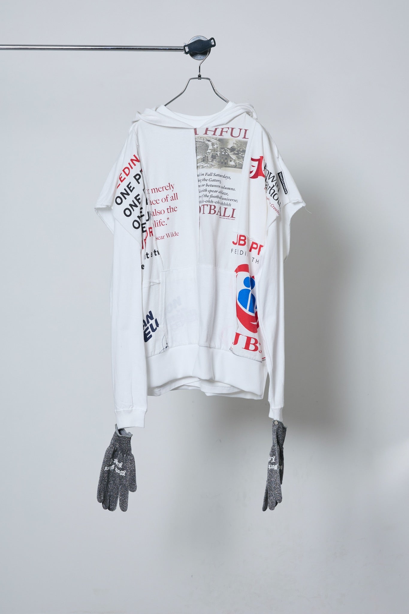 BODYSONG. / 先行予約 REMODEL/LAYER/VINTAGE TEE - WHITE