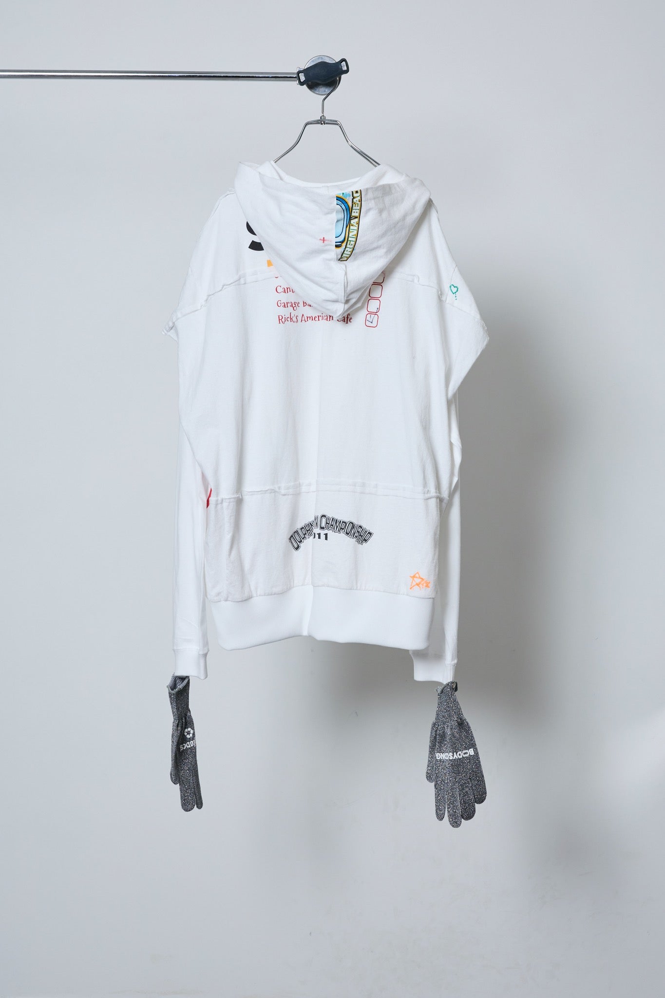 BODYSONG. / 先行予約 REMODEL/LAYER/VINTAGE TEE - WHITE