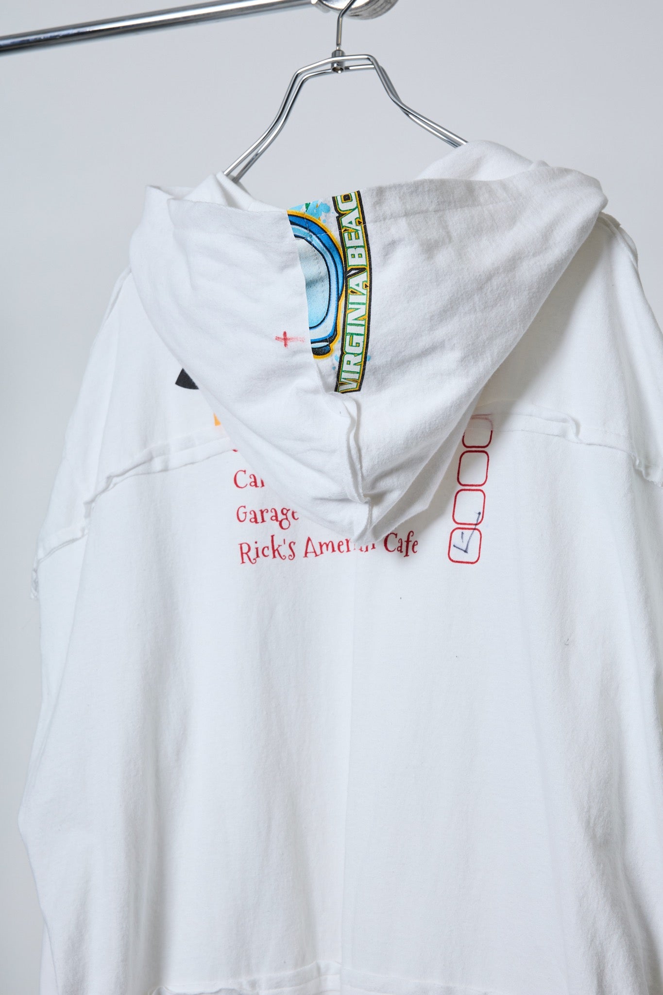 BODYSONG. / 先行予約 REMODEL/LAYER/VINTAGE TEE - WHITE