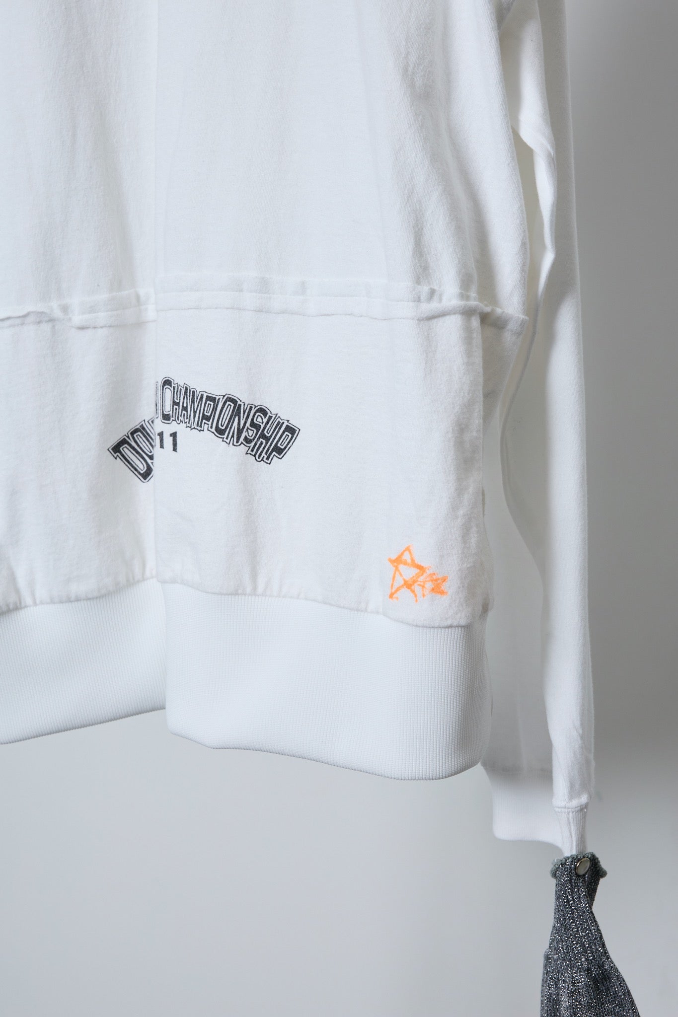 BODYSONG. / 先行予約 REMODEL/LAYER/VINTAGE TEE - WHITE
