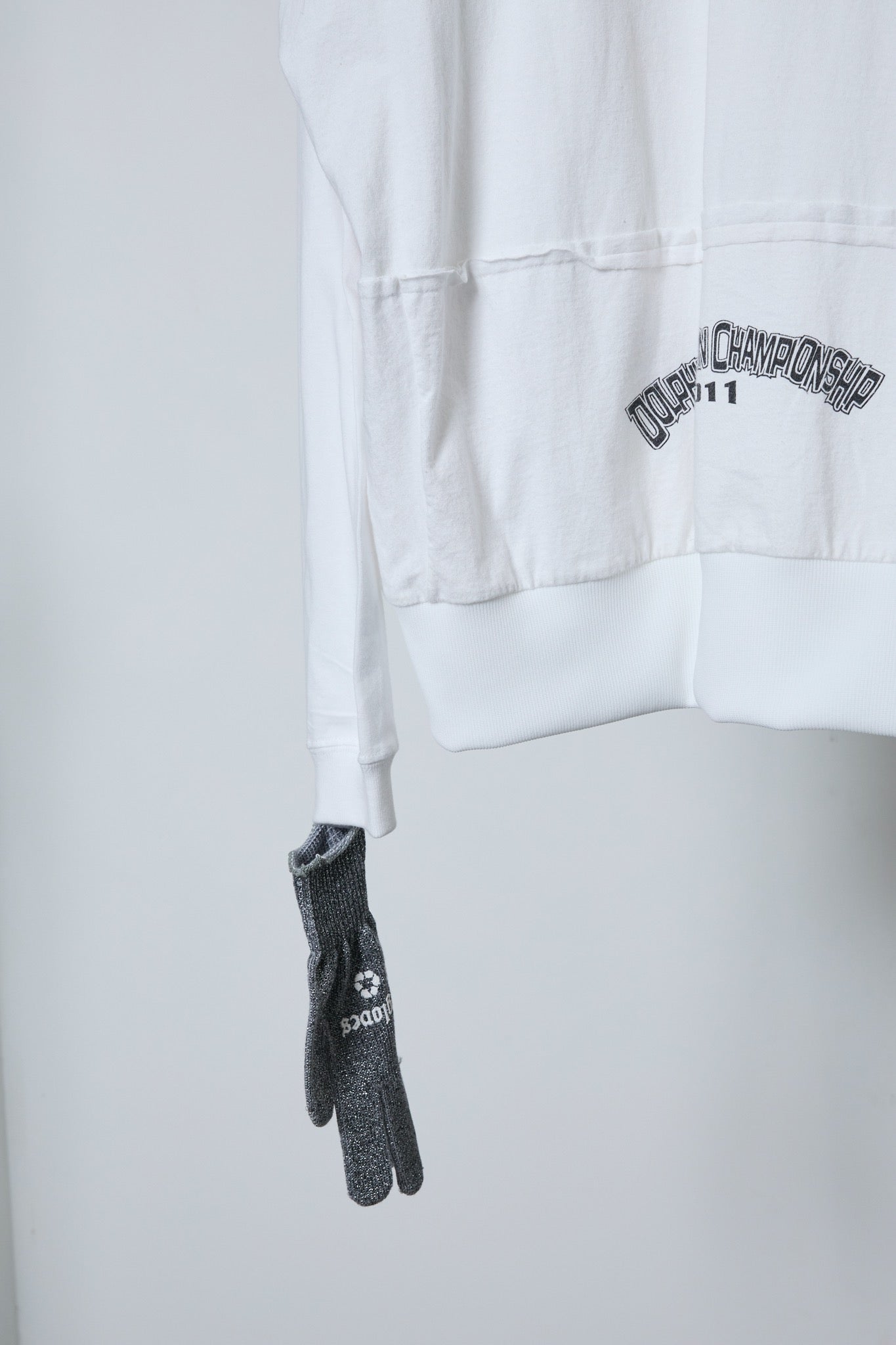 BODYSONG. / 先行予約 REMODEL/LAYER/VINTAGE TEE - WHITE