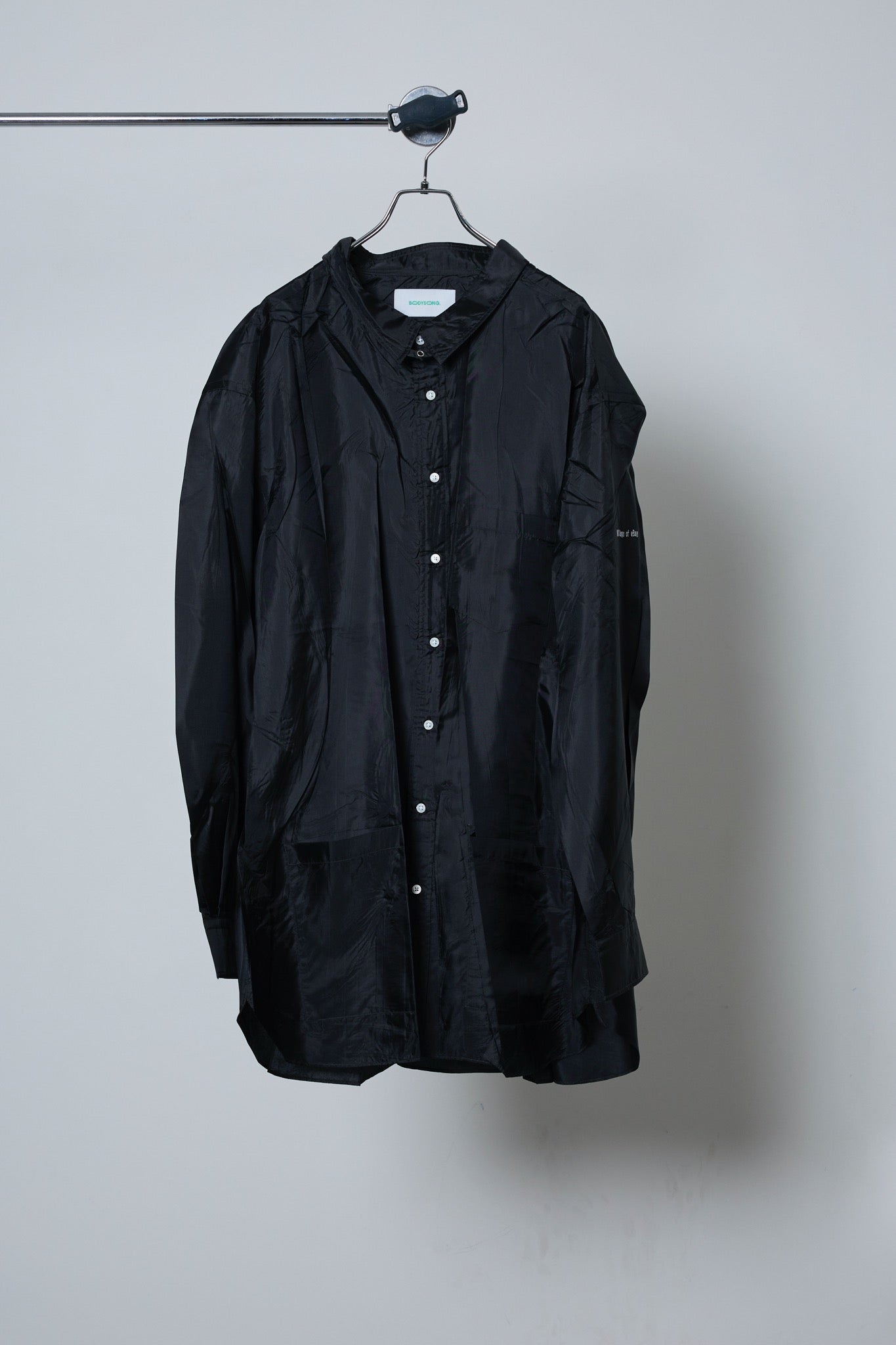 BODYSONG. / 先行予約 HEAT-PRESS FLAT SH - BLACK