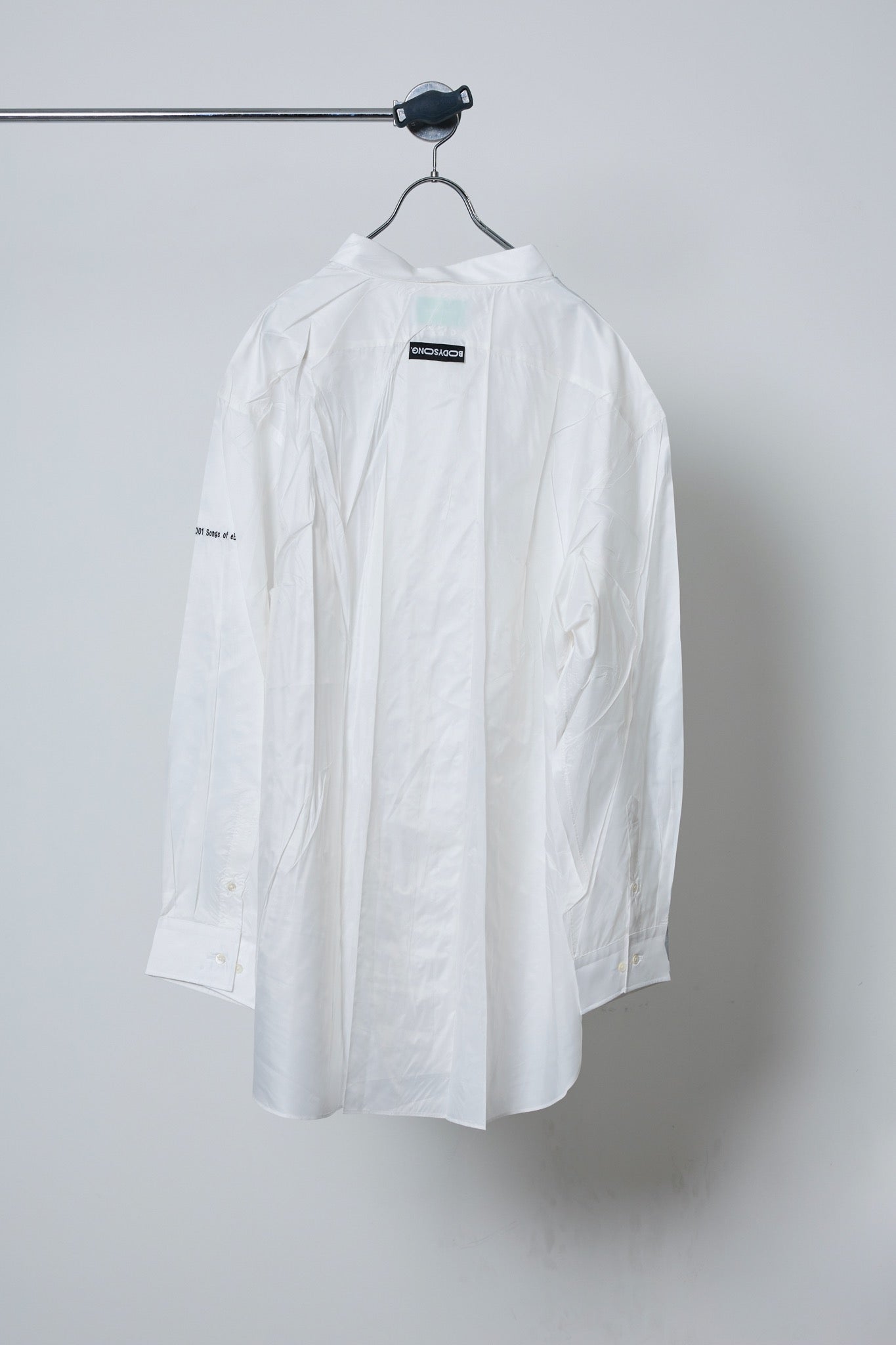 BODYSONG. / 先行予約 HEAT-PRESS FLAT SH - WHITE