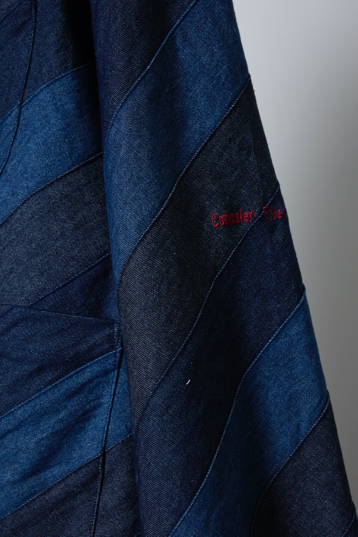 BODYSONG. / 先行予約 ARTISAN PATCHWORK DENIM SH - NAVY