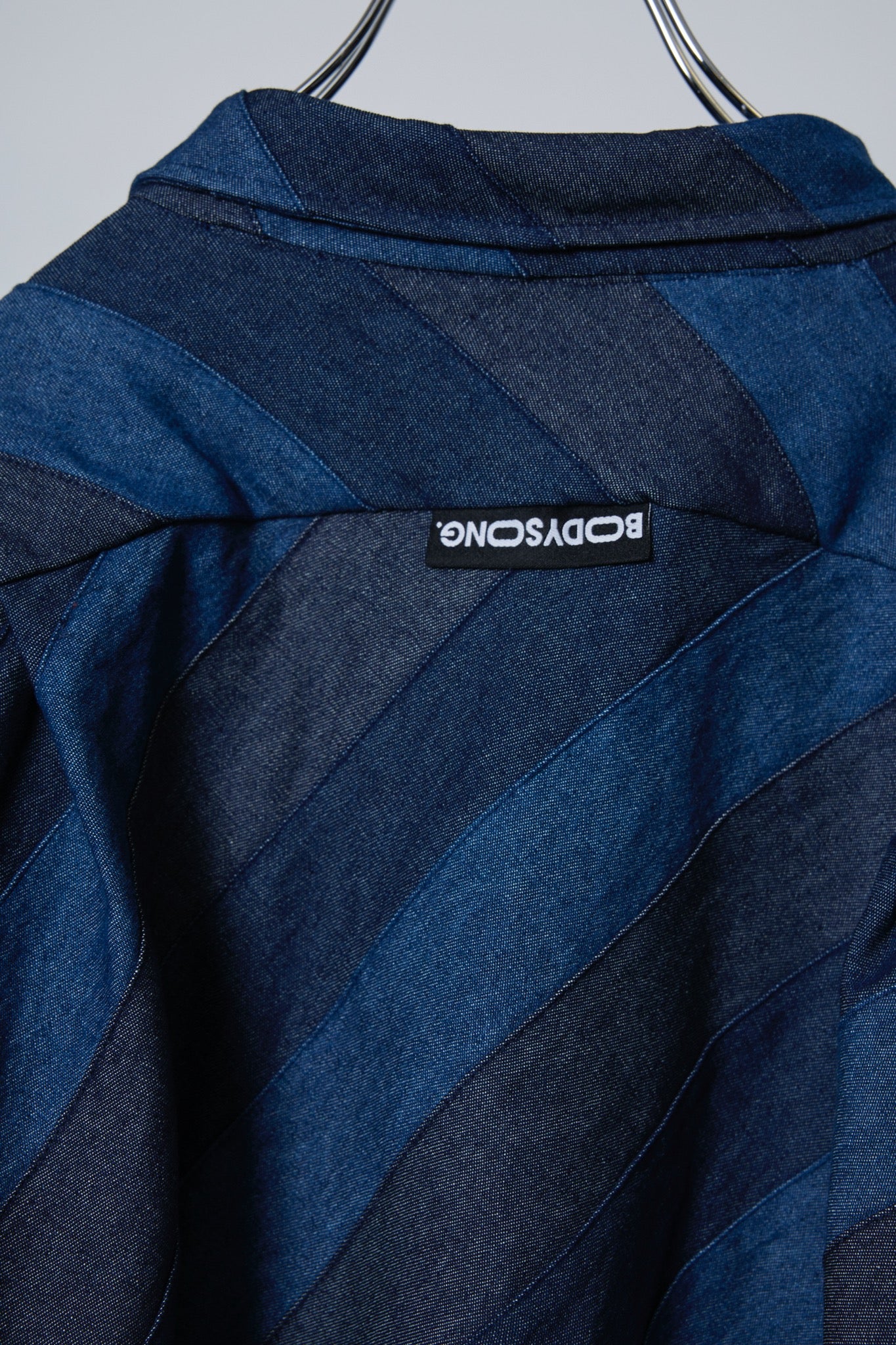 BODYSONG. / 先行予約 ARTISAN PATCHWORK DENIM SH - NAVY