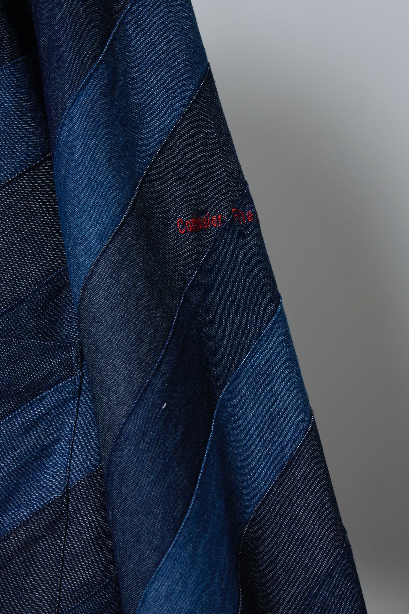 BODYSONG. / 先行予約 ARTISAN PATCHWORK DENIM SH - NAVY